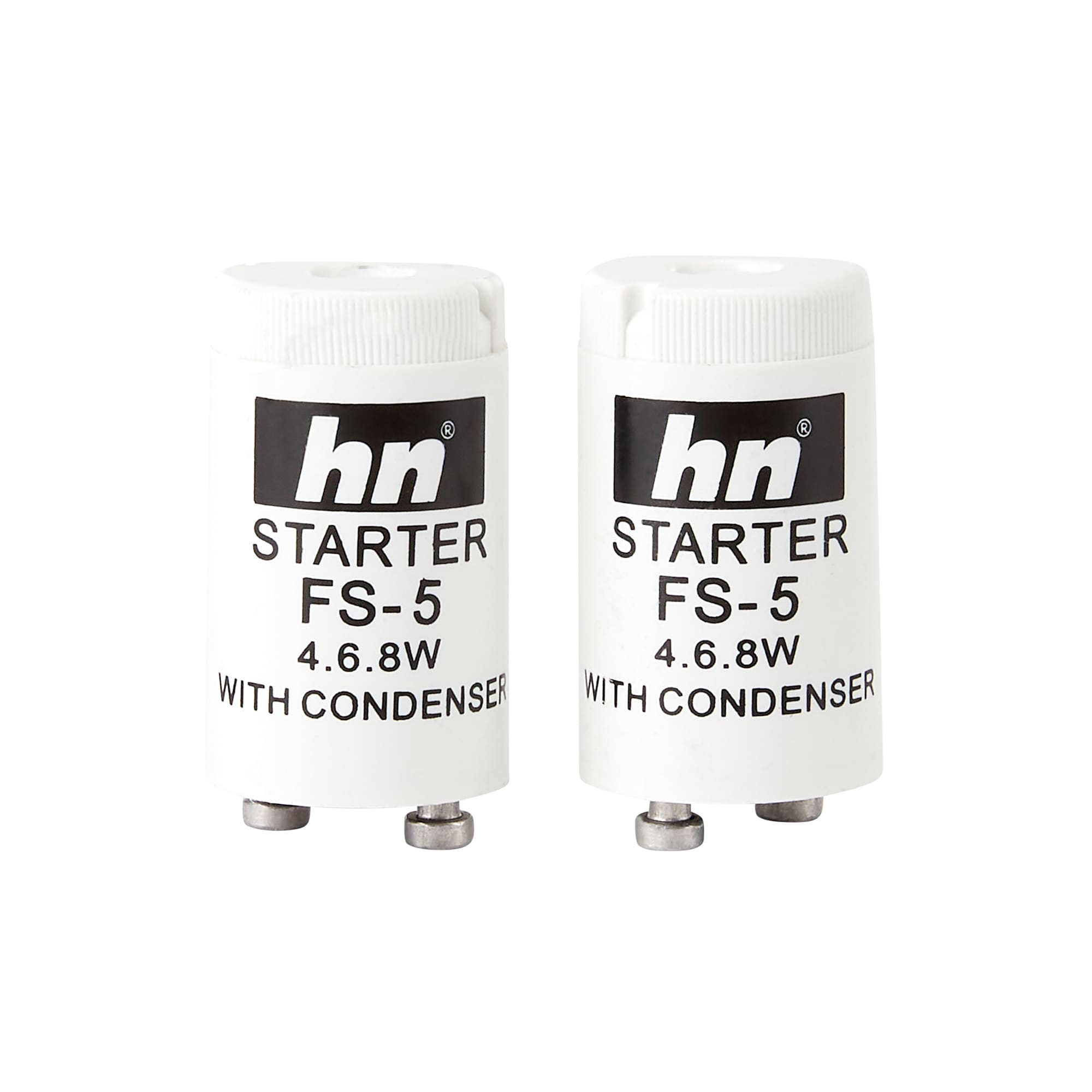 10-NEW SURELITE FS-5 Fluorescent Lamp Starters 4-6-8W 110-130V w/ Condenser 