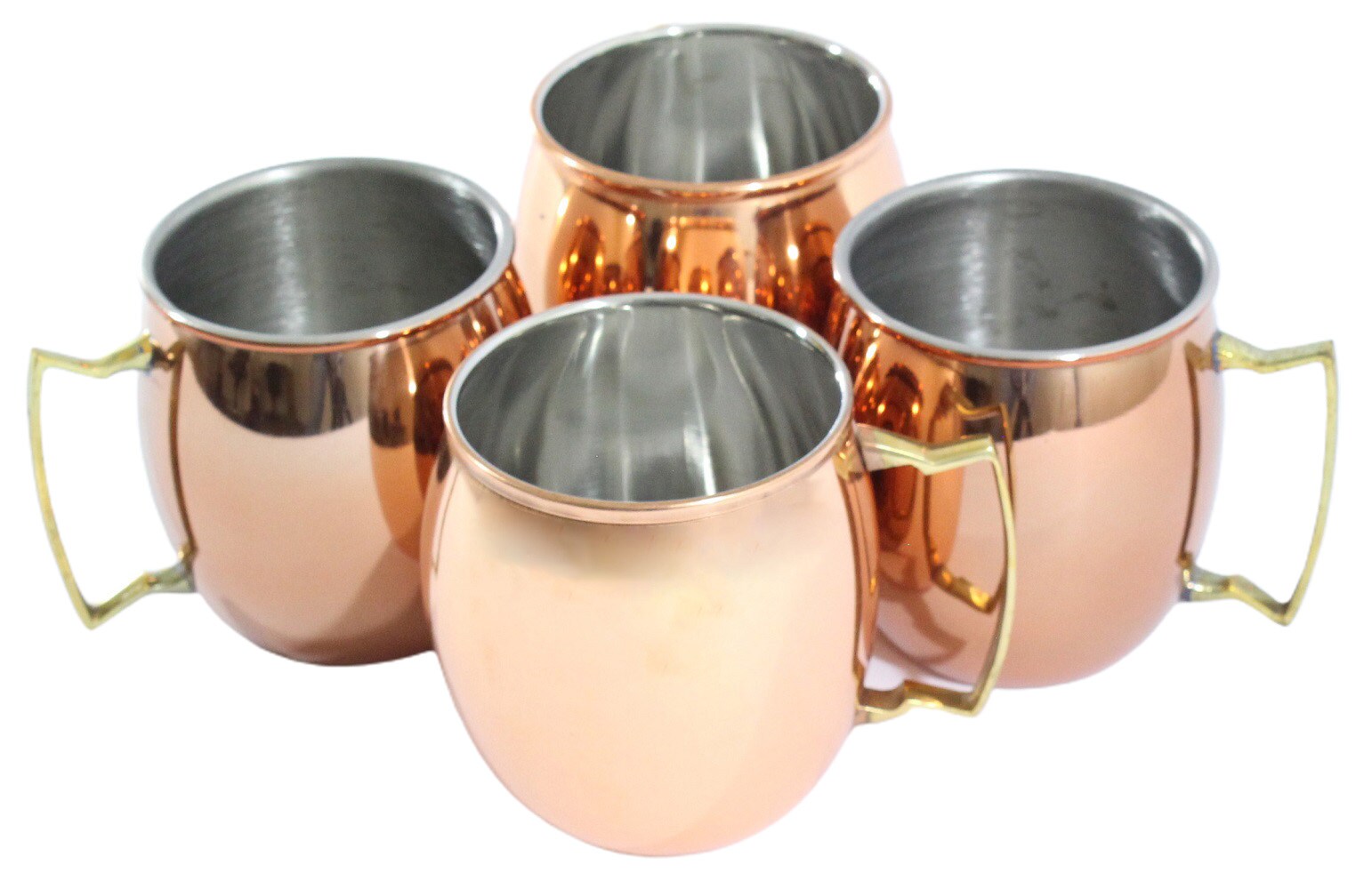 Stainless Steel Moscow Mule Mug with Handle 16-oz Cocktails and Beverages Party 