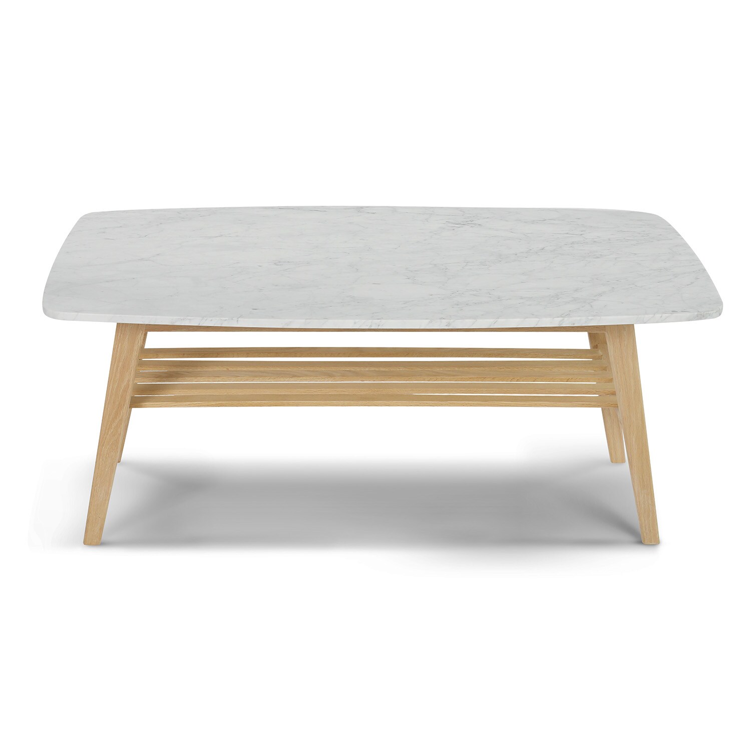 Vælge At afsløre dollar The Bianco Collection White Elm Granite/Marble Coffee Table in the Coffee  Tables department at Lowes.com