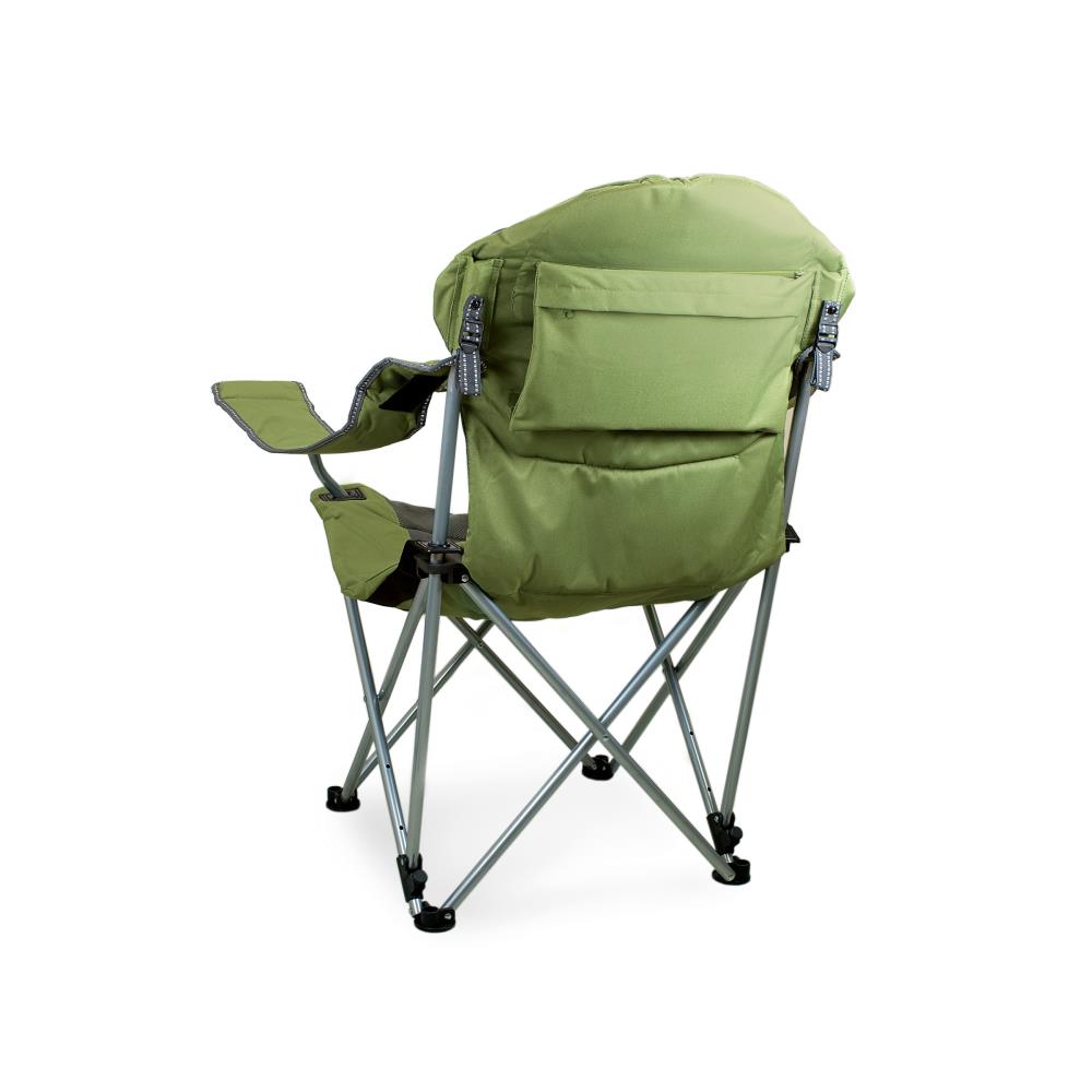 Sage Green with Gray Accents a Picnic Time brand Baylor Bears Reclining Camp Chair, ONIVA 