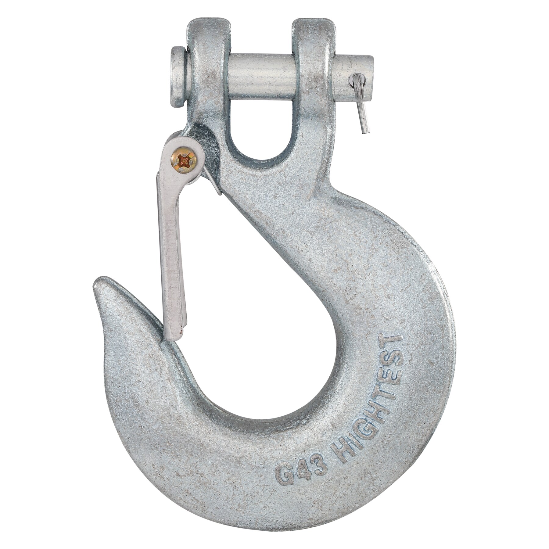 3/8-in Zinc-Plated Grade 43 Clevis Slip Hook With Latch. 