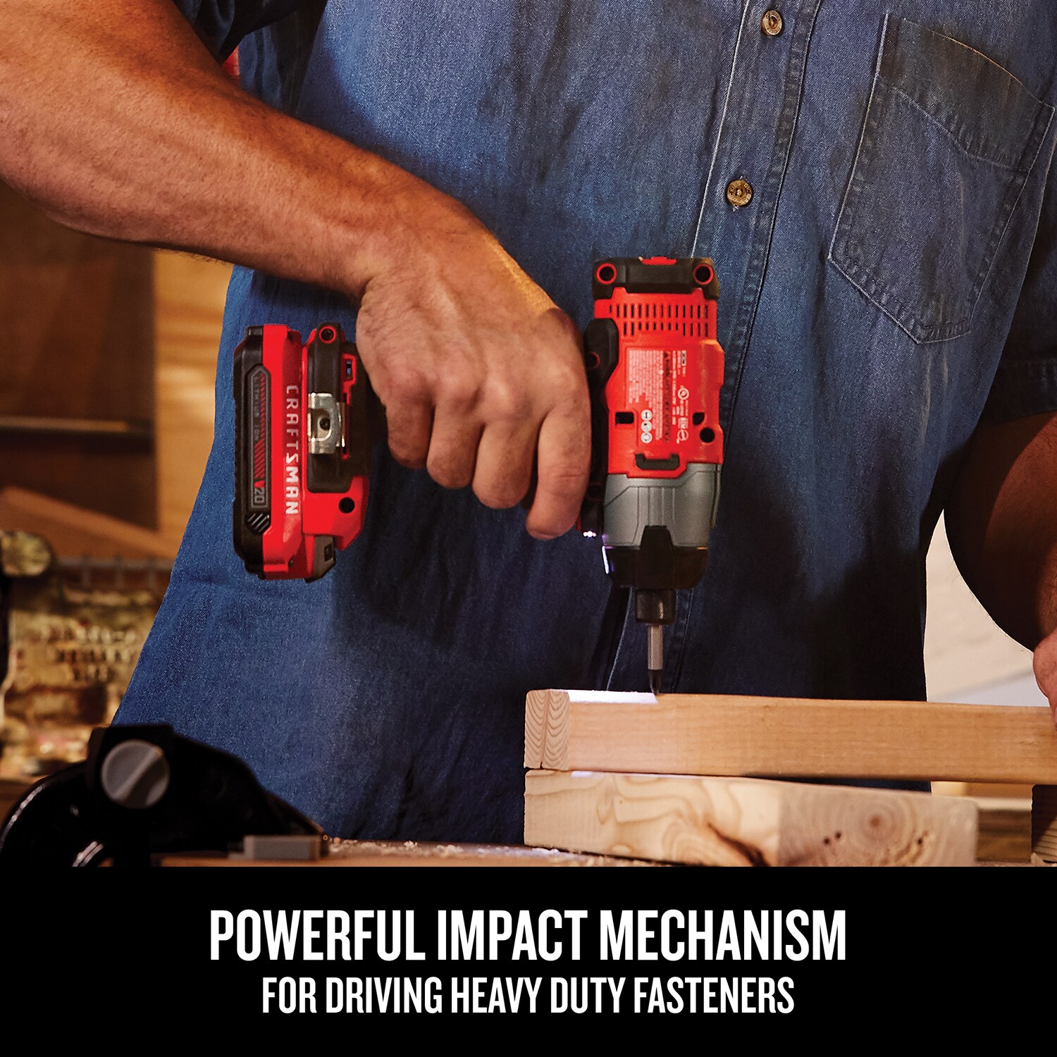 CRAFTSMAN 20volt Max 1/4in Variable Speed Cordless Impact Driver (1