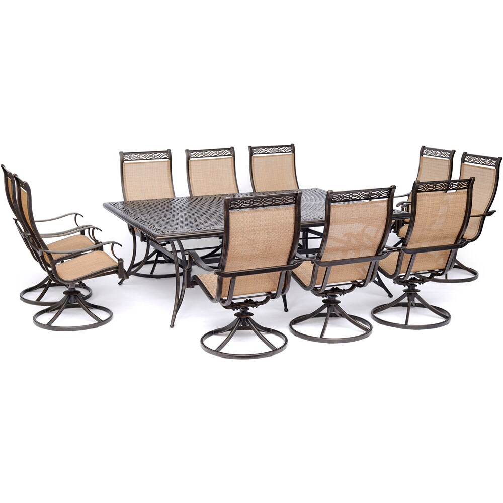 hanover 11 piece outdoor dining set