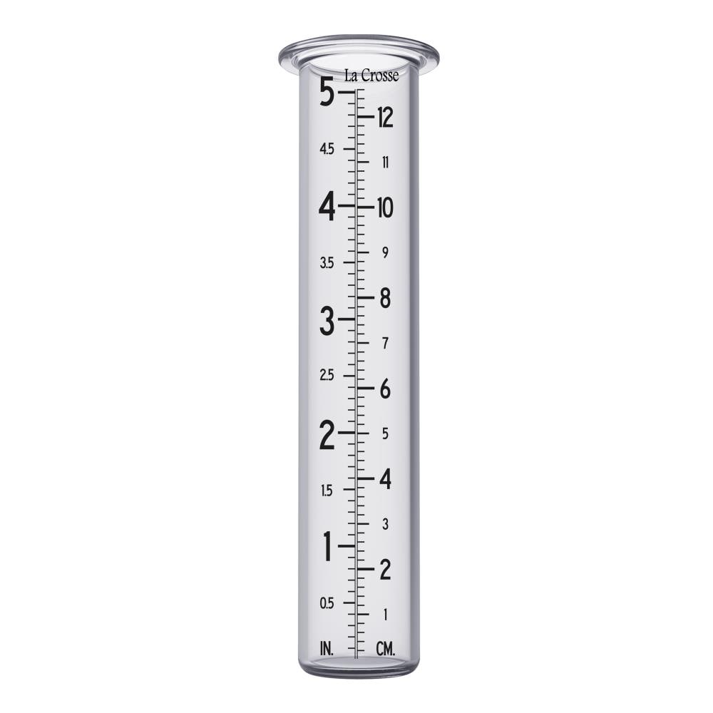 TGDMshop Rain Gauges/Glass Tube Outdoor Yard 5.51 x 0.86 inches Clear Set of 2 