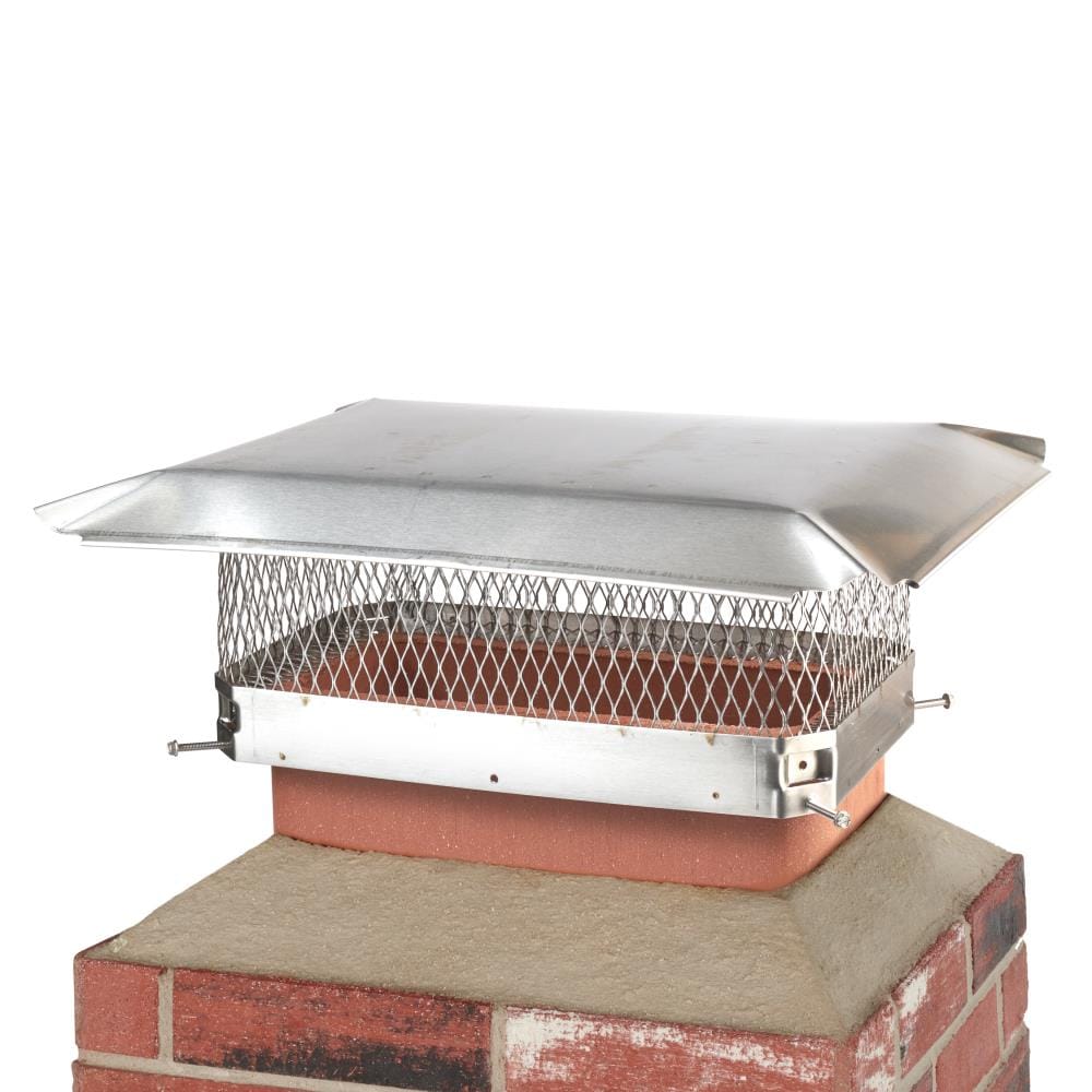 Draft King SSC1017U Bolt On Stainless Steel Single Flue Chimney Cap for Use in California and Oregon