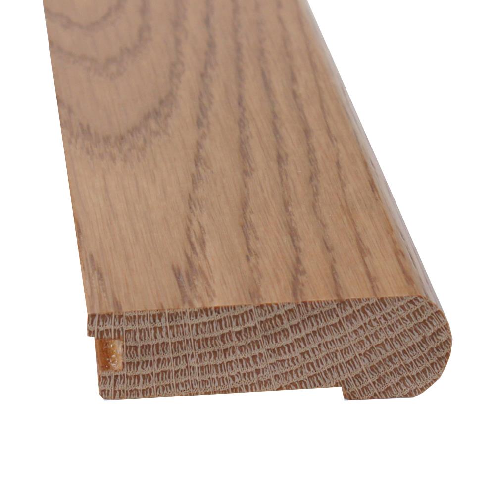 Flexco Solid Wood Stair Nose 275 In X 78 In Fawn Prefinished Oak Stair Nosing In The Stair 4001