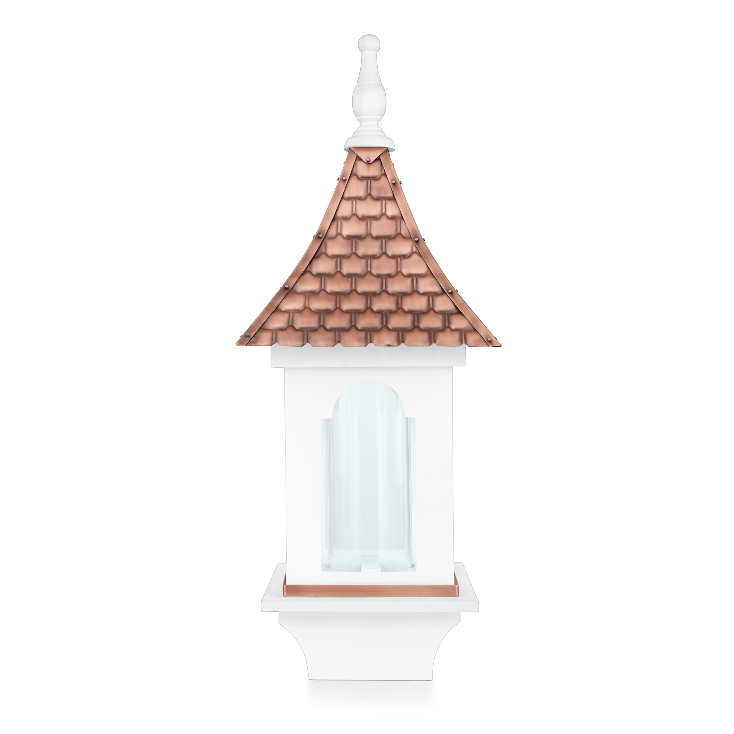 XL Good Directions 42305 Seed Capacity Bird Feeder with Pure Copper Roof Composite PVC Base Gold 