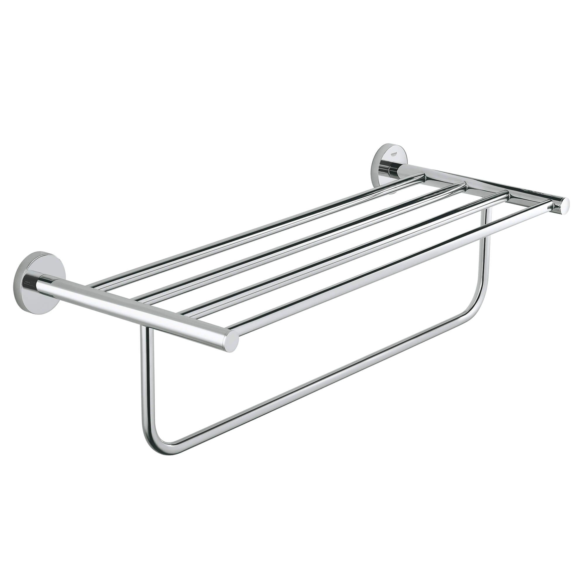 GROHE Towel Rack Essentials Authentic with 5 Towel Bars in StarLight Chrome 8a1 