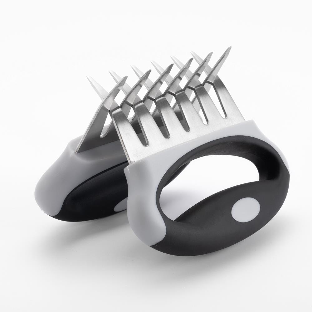 Char-Griller MEAT SHREDDER CLAWS 2Pcs Wide 4-Prong Design Stainless Steel 
