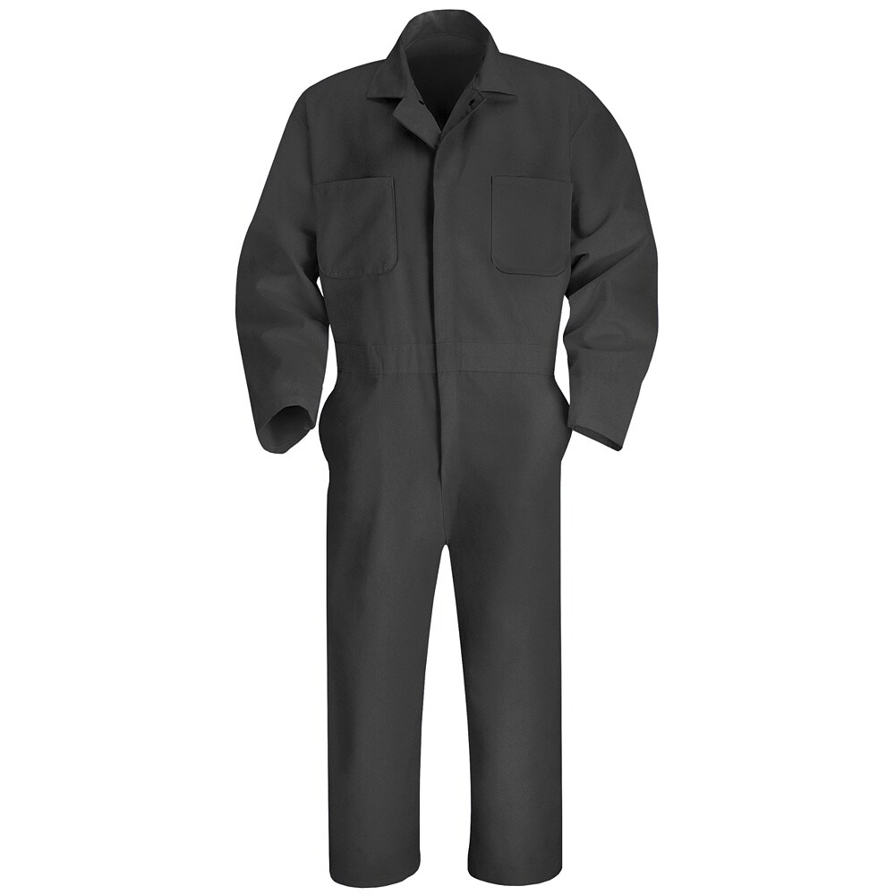 red long sleeve coverall