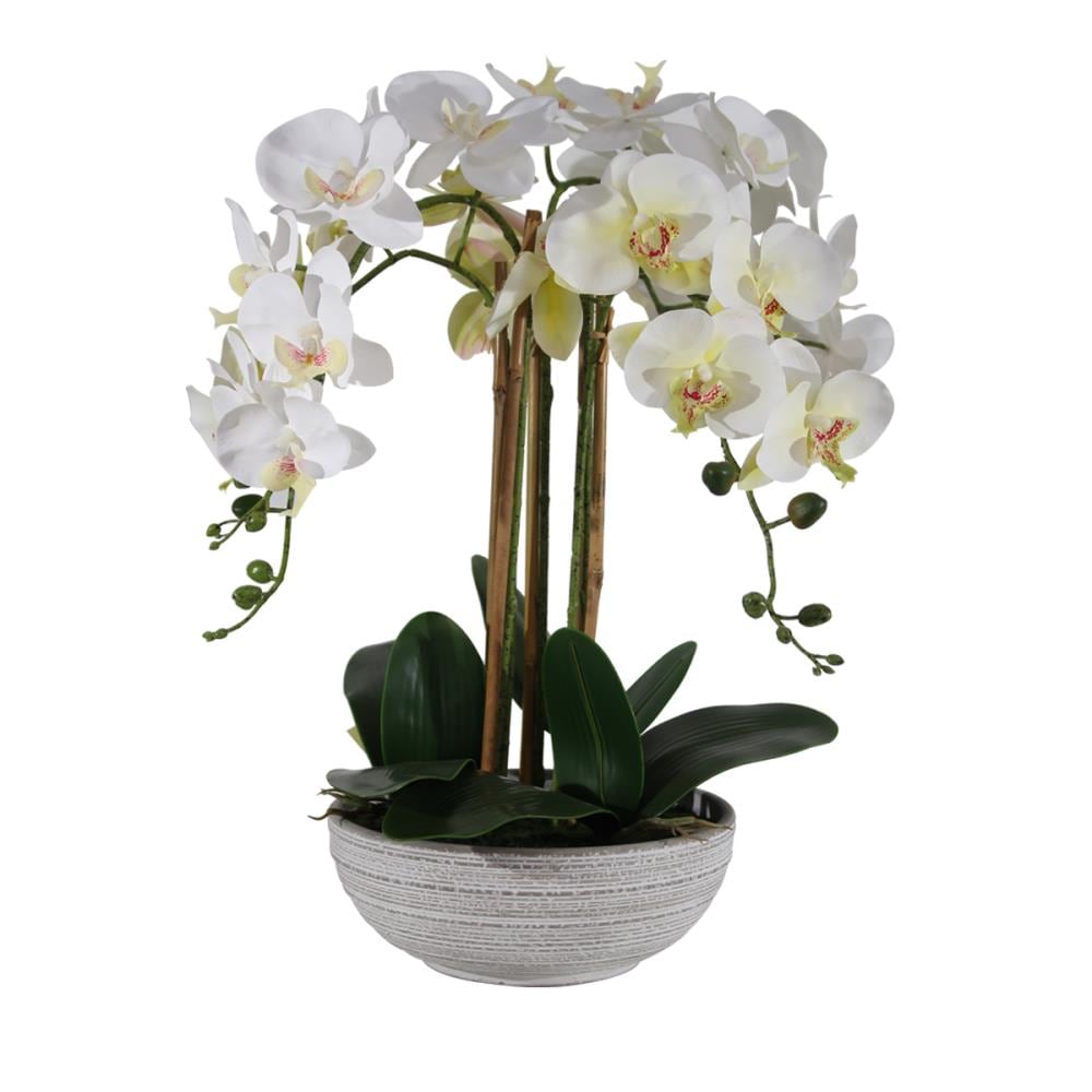 white orchid LED Artificial Flower 
