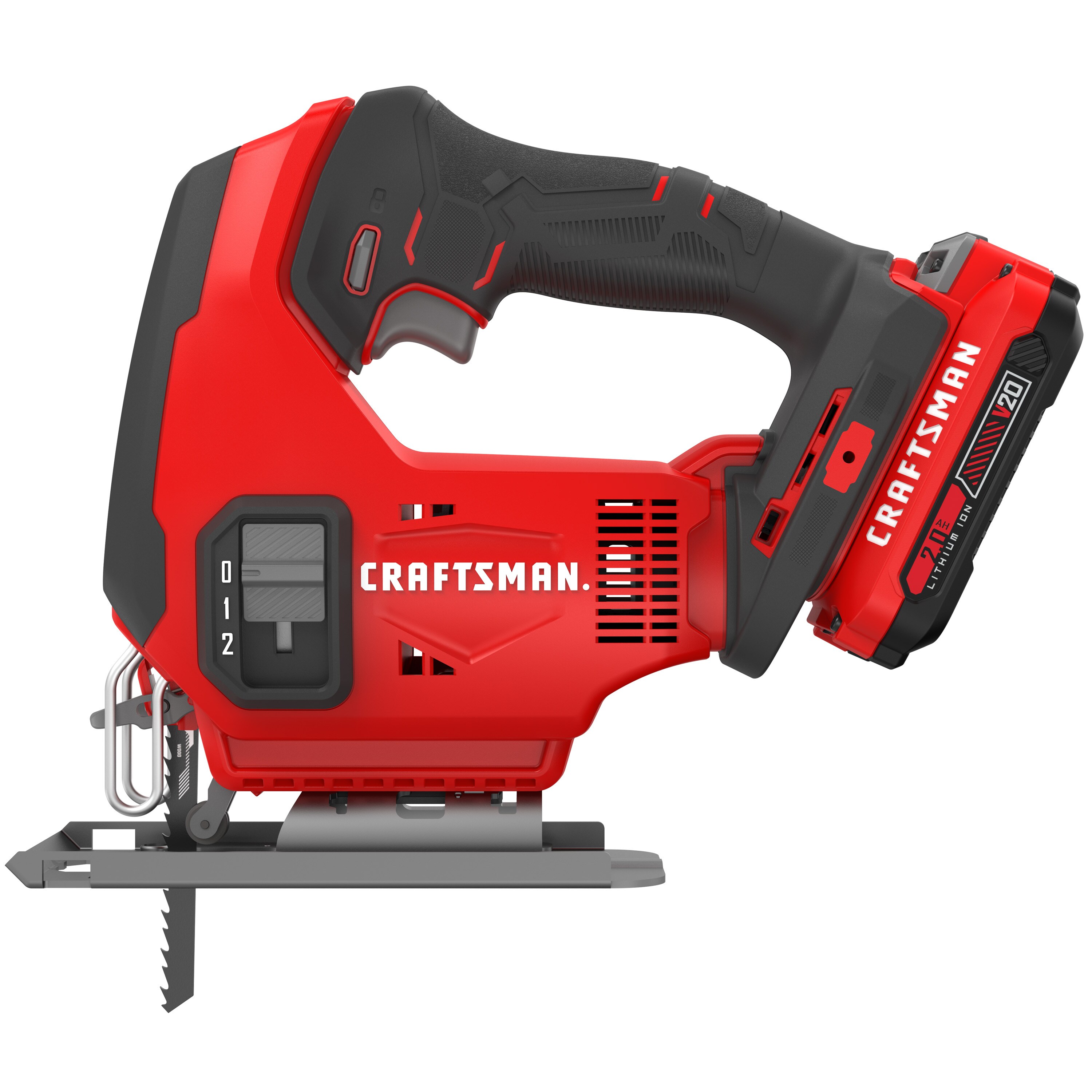 CRAFTSMAN V20 20-volt Max Variable Speed Keyless Cordless Jigsaw (Battery Included)