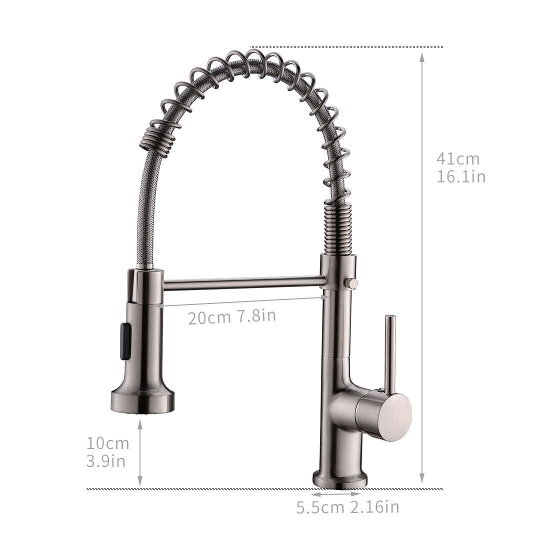 Tableware Shower 2 Hole Mixer Tap 20cm hole spacing 