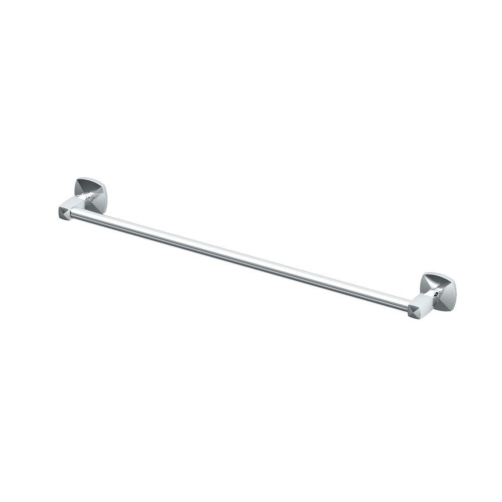 Gatco Jewel 24-in Chrome Wall Mount Single Towel Bar In The Towel Bars ...