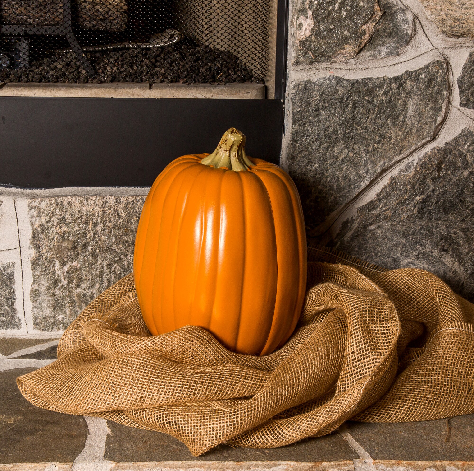 Holiday Living 12.8ft Pumpkin Pumpkin in the Outdoor Fall Decorations