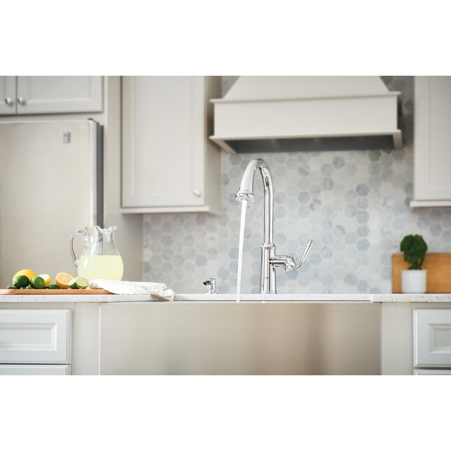Kitchen Faucet Grohe Pull Down W/Soap Dispenser Chrome 30318000 Gloucester 7M Kitchen Faucet Grohe Pull Down W/Soap Dispenser Chrome 30318000 Gloucester 7M