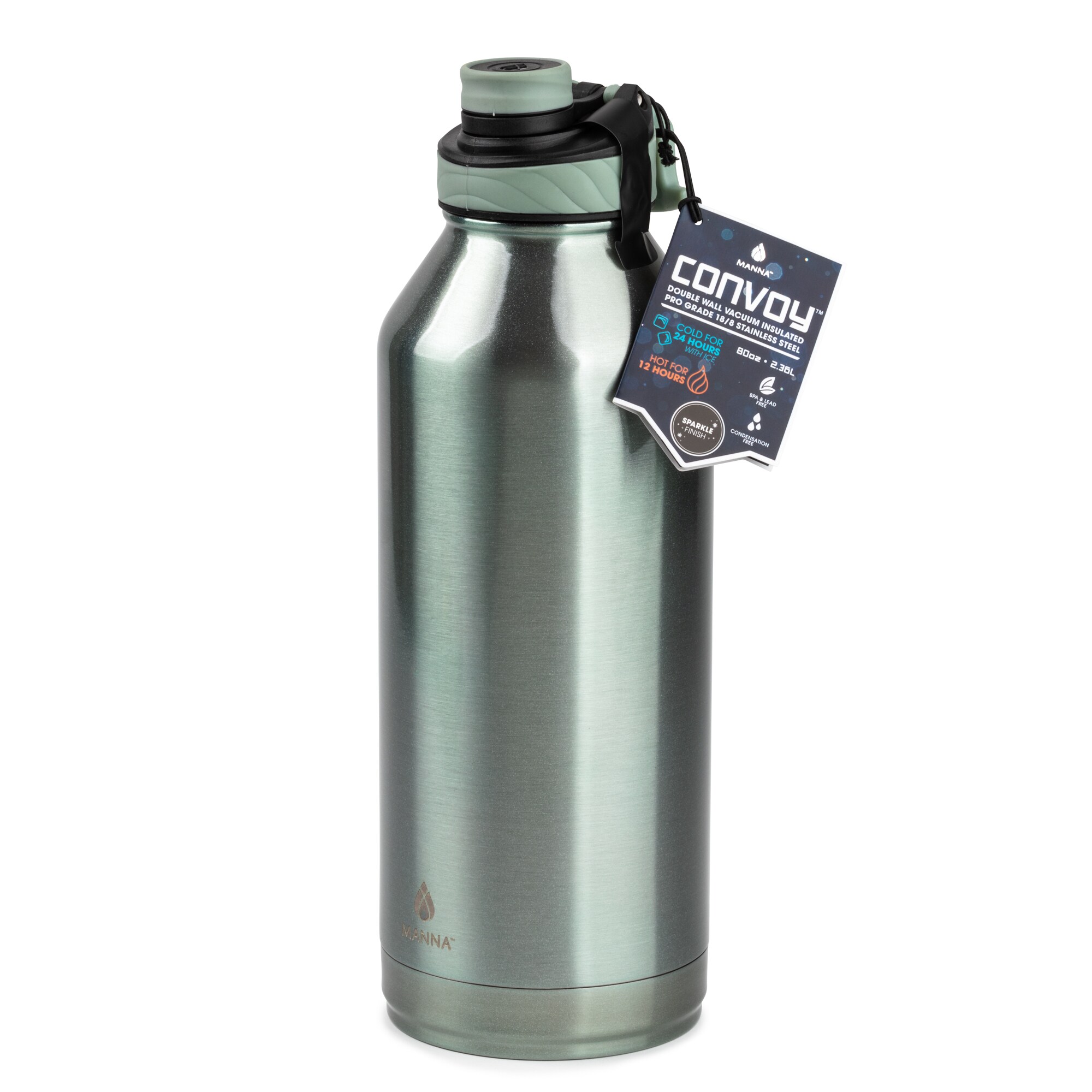 24 Hours Cold / 12 Hours Hot 22 oz. Insulated Stainless Steel Water Bottle Vacuum Double Wall Sports Water Bottle REVIVE 