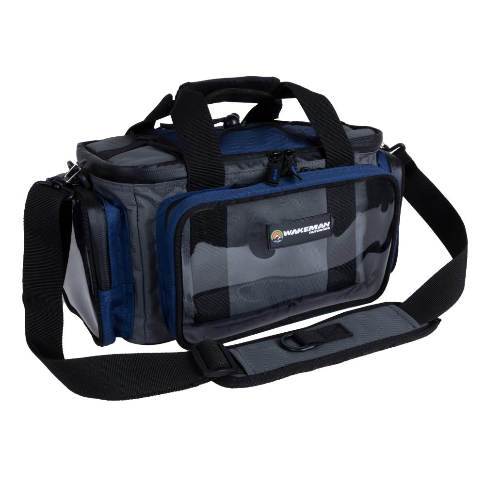 Portable Fishing Shoulder Bag Lures Tackle Box Camping Hiking Storage Package 