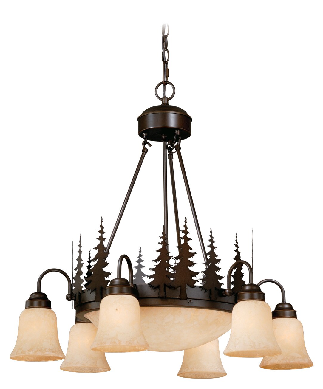 bronze rustic chandelier