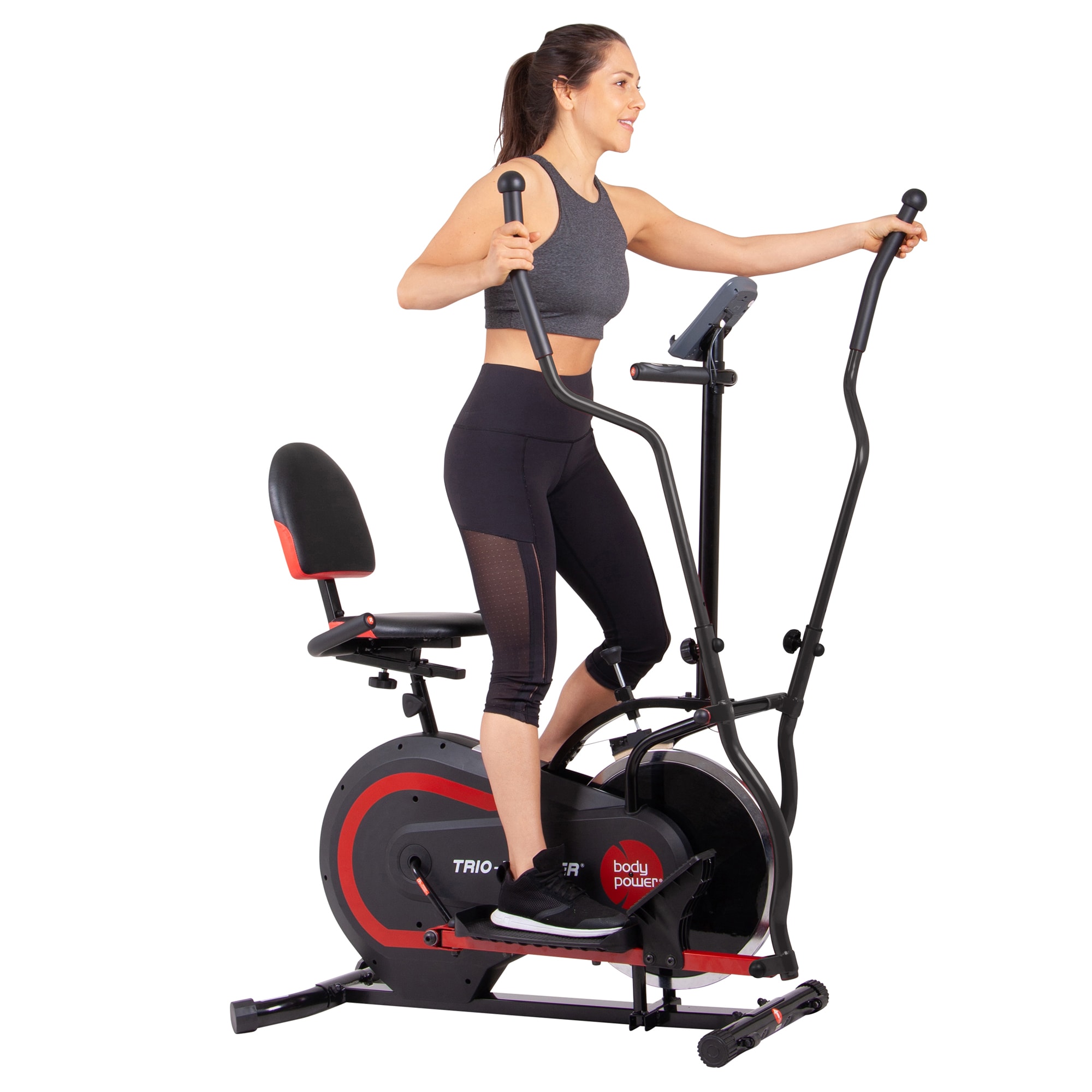 Body Power BRT5118 3 in 1 Trio Trainer Home Gym Cardio Exercise Fitness Machine 