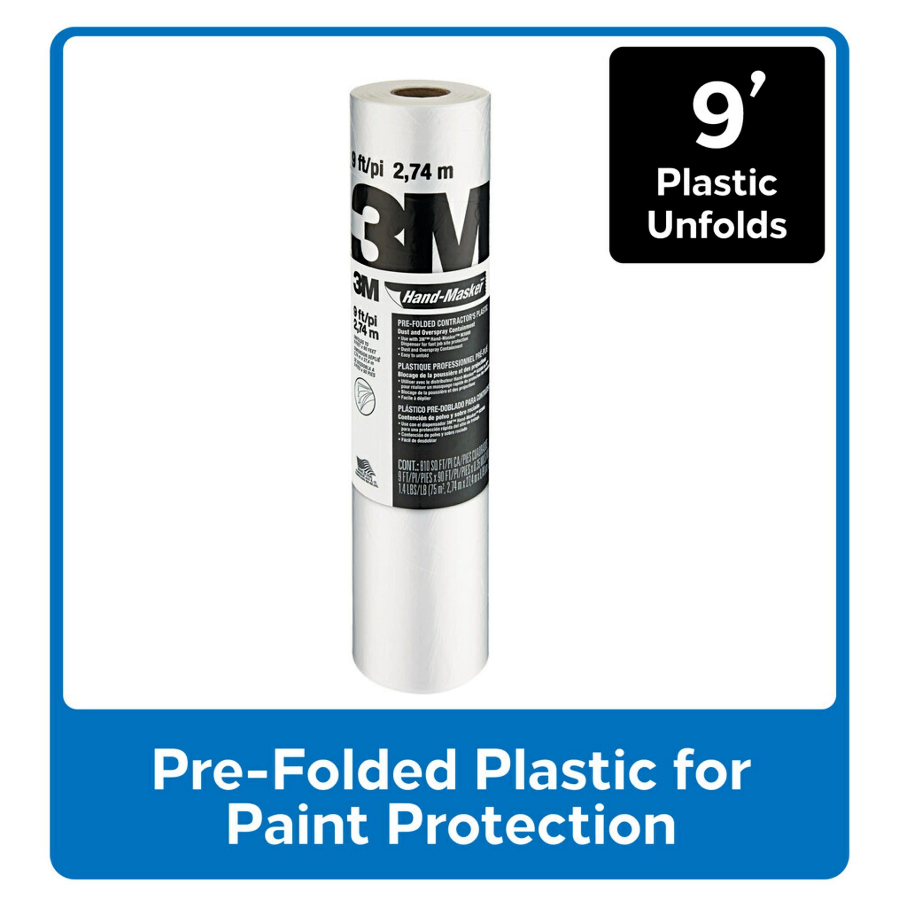 3M 108-in x 90-ft Non-adhesive Masking in the Masking Paper & Film department at Lowes.com