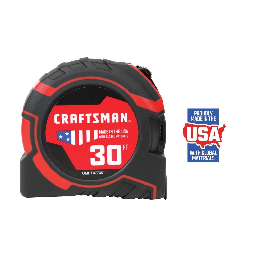 1 in x 25 ft Part # 45071 Craftsman NOS Heavy Duty Touch Lock Tape Measure 