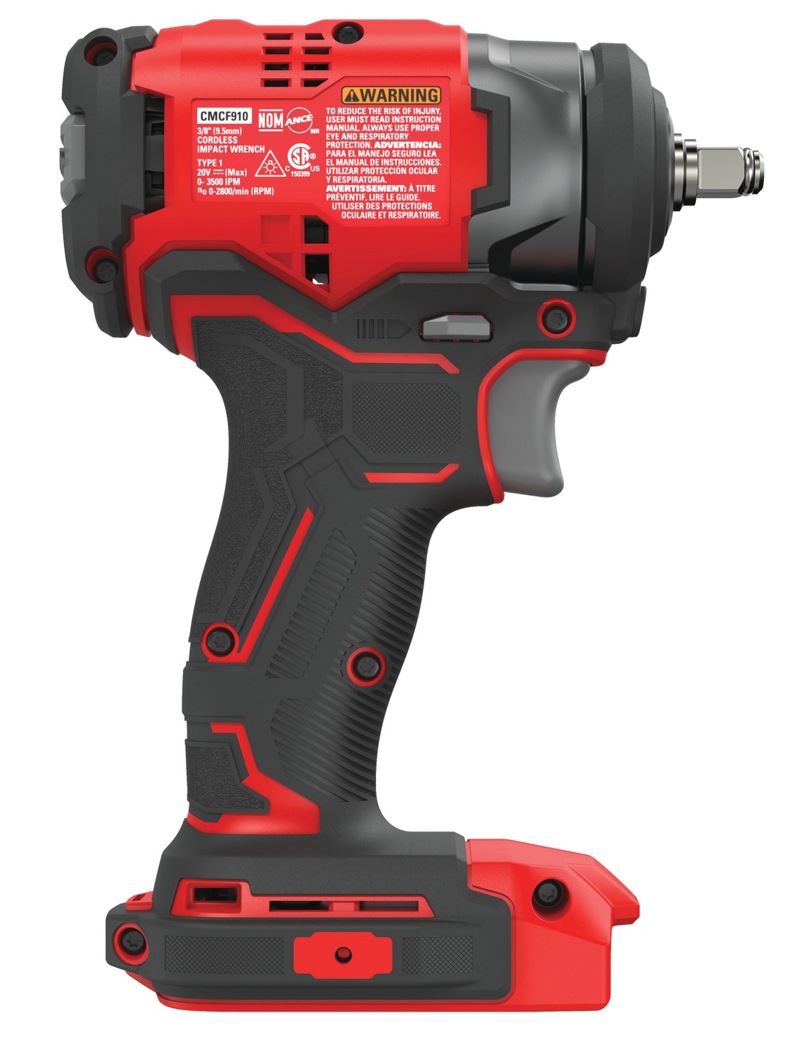 CRAFTSMAN V20-Amp 20-volt Max Variable Speed 3/8-in Drive Cordless Impact  Wrench (Tool Only)