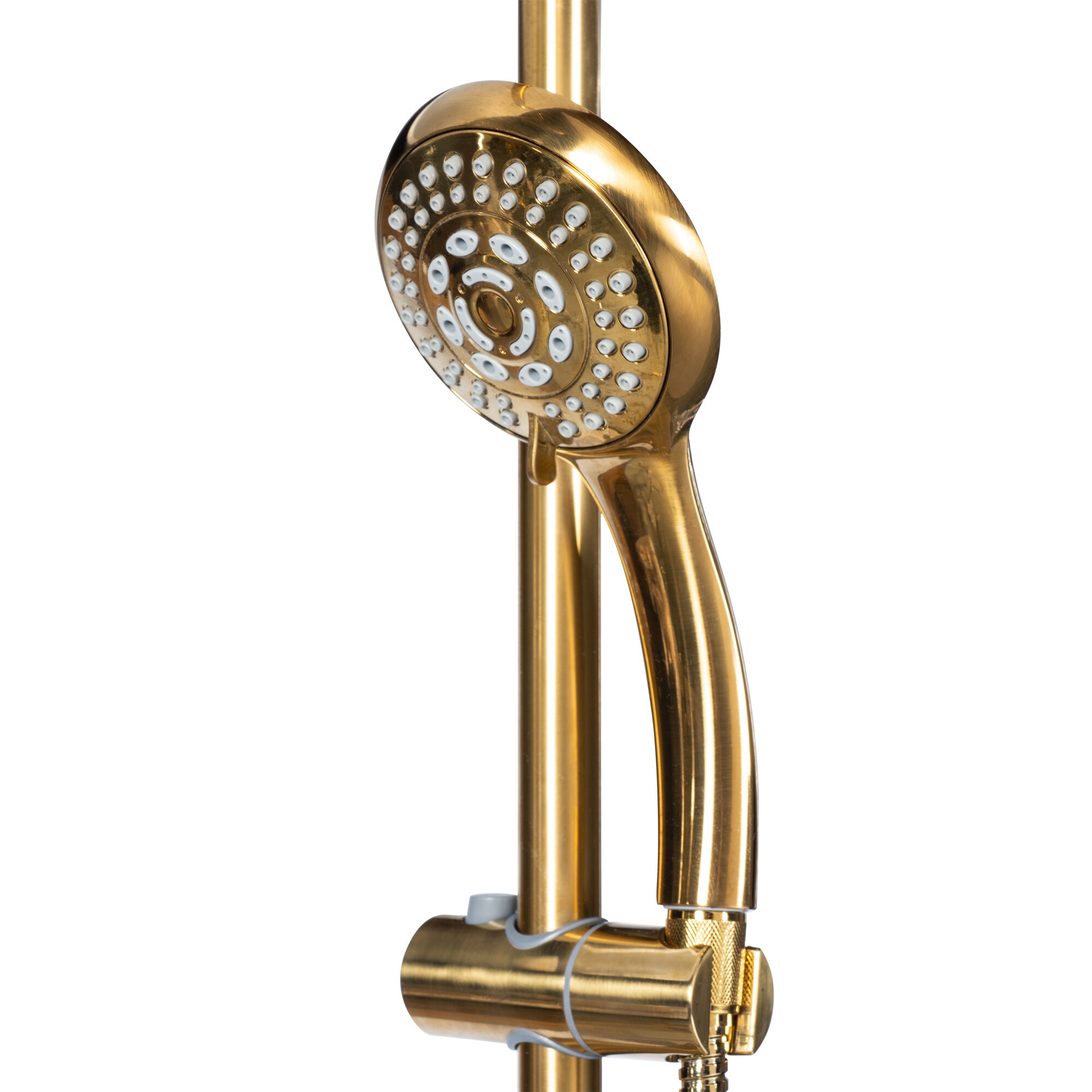 Pulse Brushed Gold Shower Bar System In The Shower Heads Department At