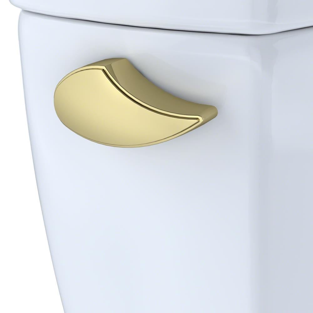 Deluxe Side Mount Toilet Tank Flush Lever Brass Handle For Toto CW854RB SW764B 