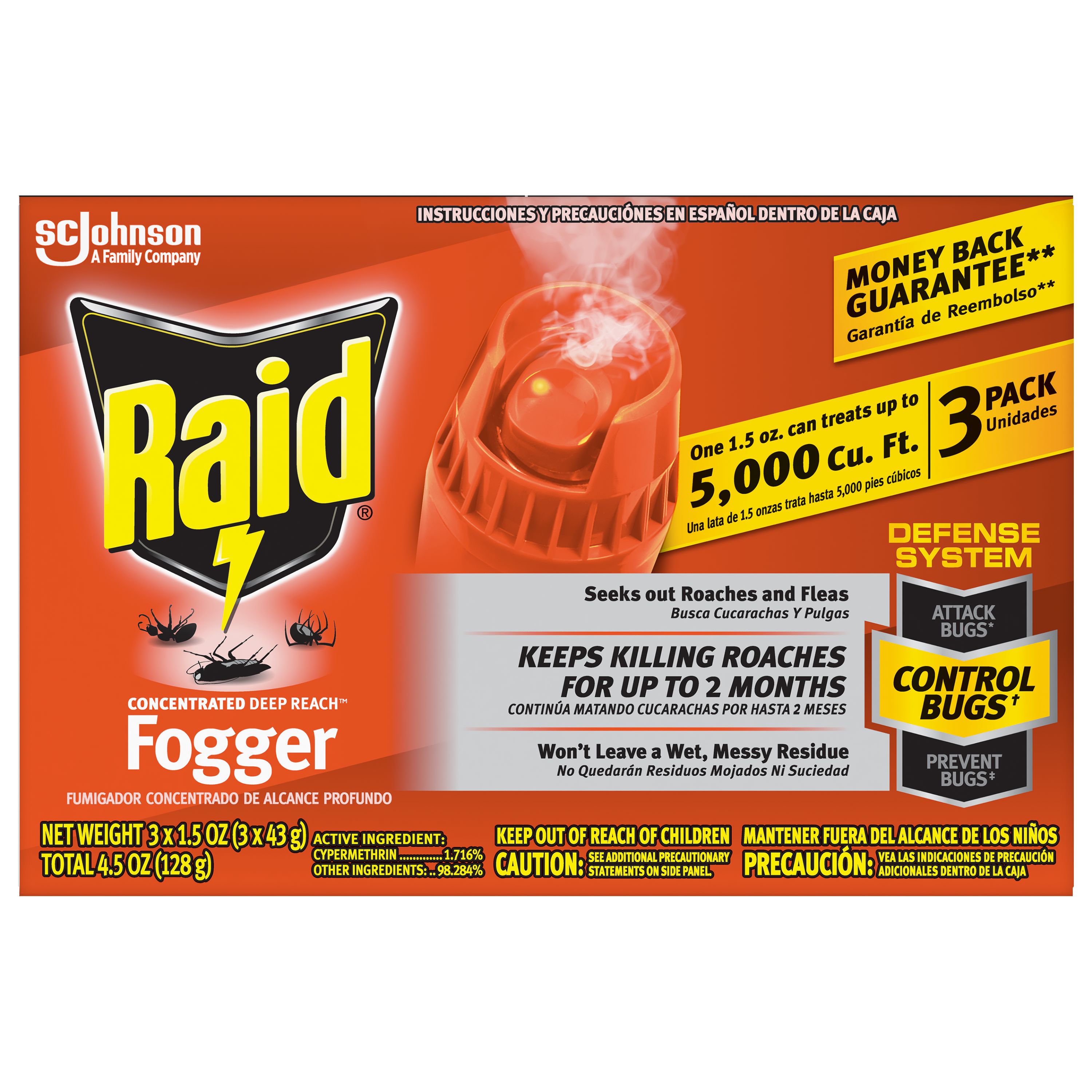 Raid 3-Count Home & Perimeter Indoor Bug Spray in the Insect Repellents  department at Lowes.com