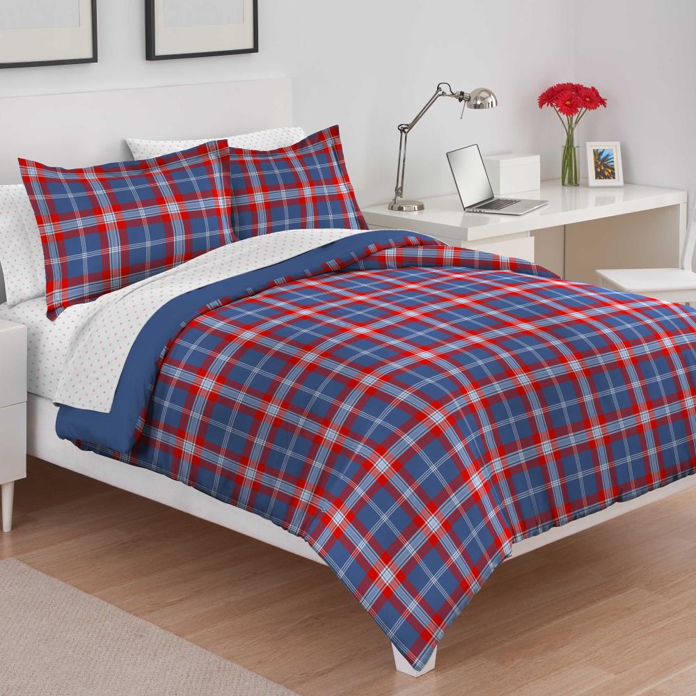 Westpoint Home Izod Brights Bryon Plaid Bedding 3-piece Blue Red Multi 