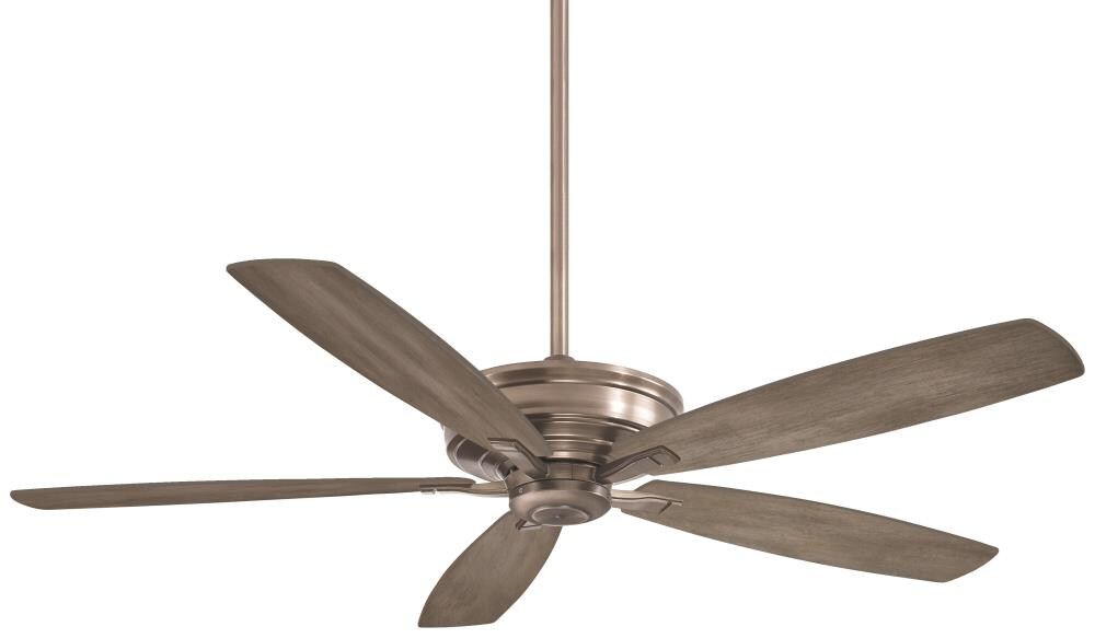 Minka Aire Kafe-Xl 60-in Brushed Nickel Indoor Ceiling Fan with 