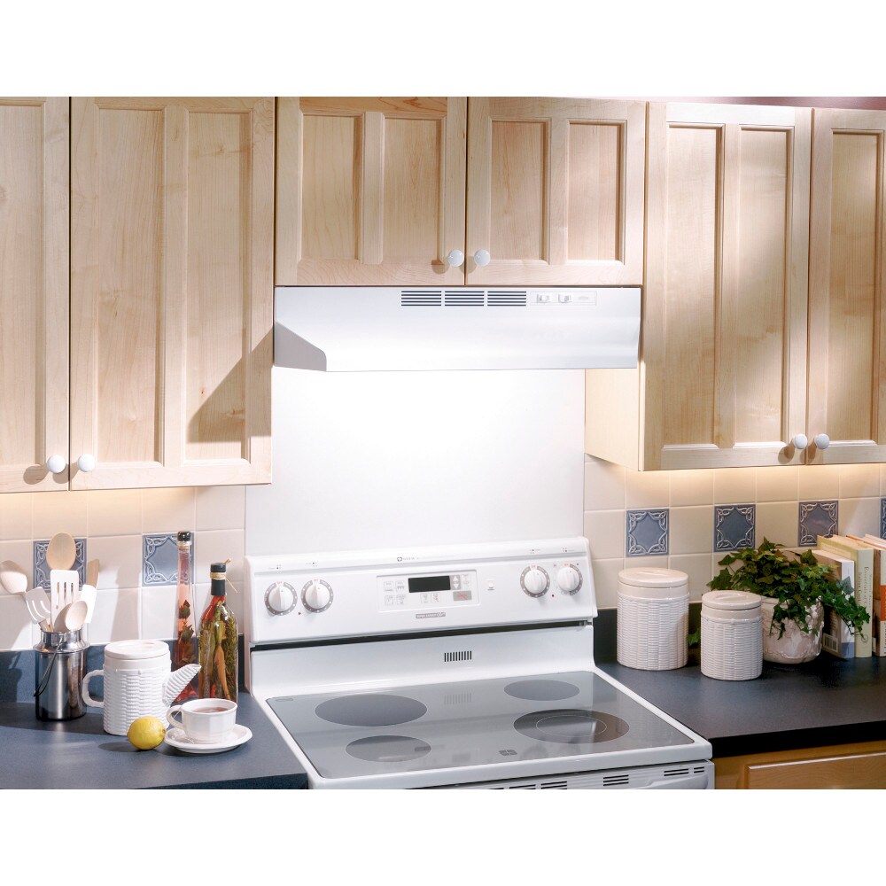 NEW Broan 30 Inch Hood Vent Non-Ducted Kitchen Range Stove Ductless 2-Speed Air 