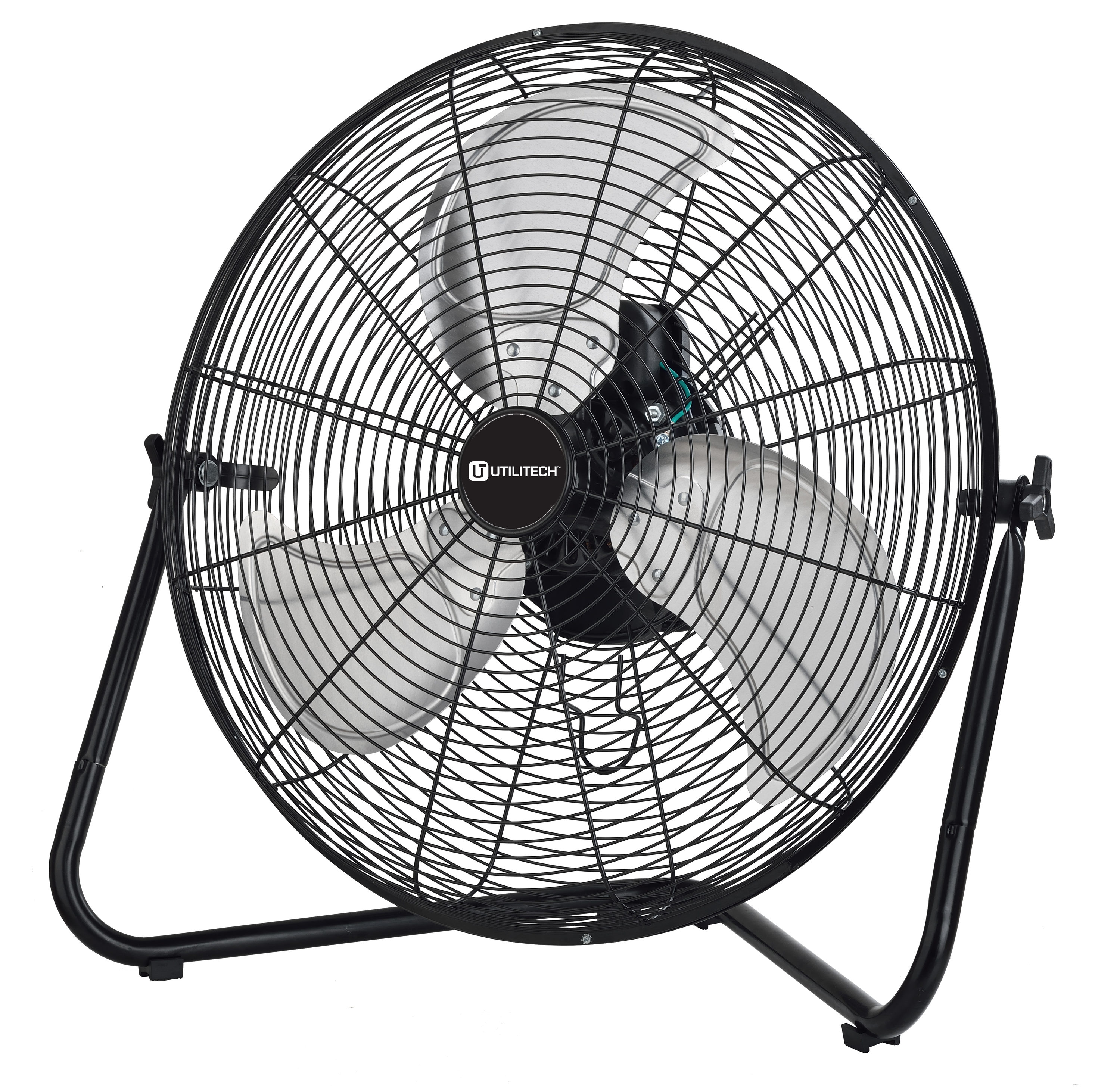 20" Multipurpose High Velocity Floor Metal Fan With 3 Speed Setting & 5 ft Cord 