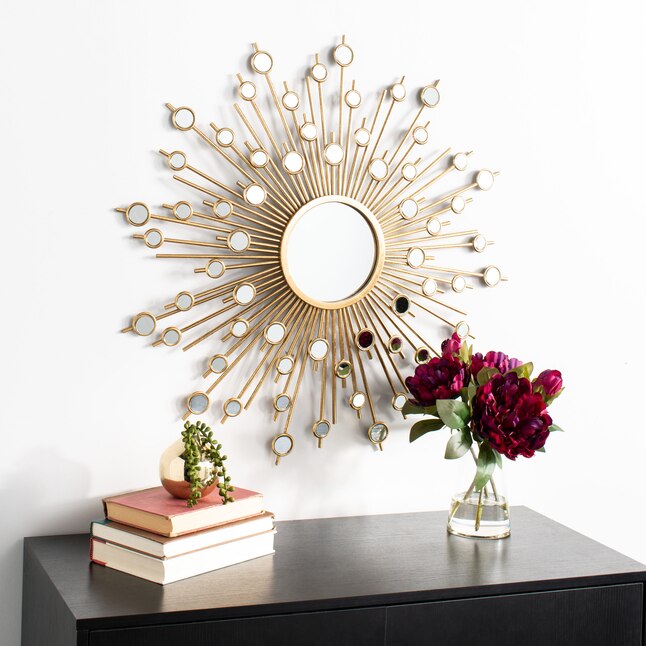 Safavieh Home Collection Silver Flower Mirror 