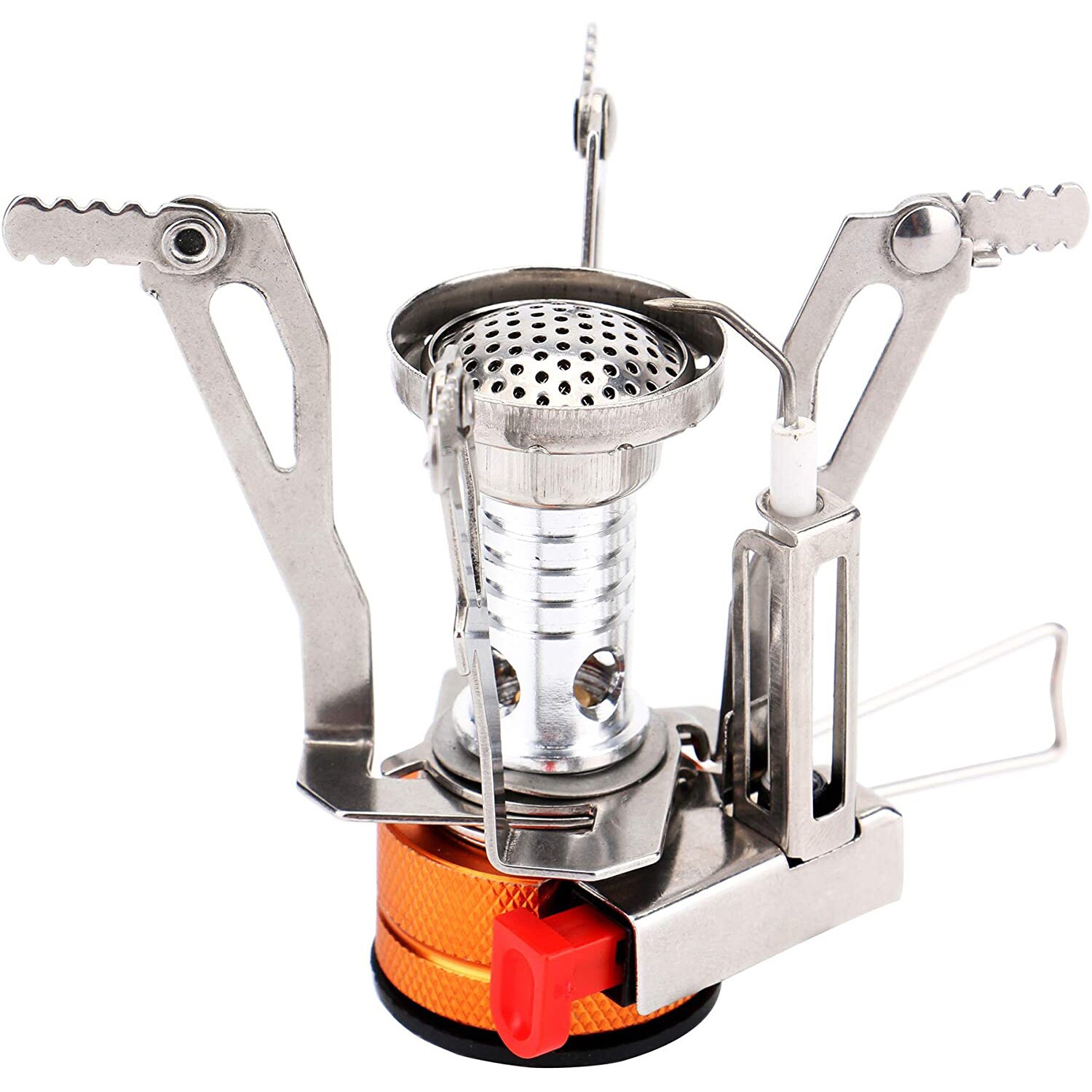 Portable Aluminum Alloy Small Gas Stove Burner Outdoor Hiking Picnic Food Cooker 