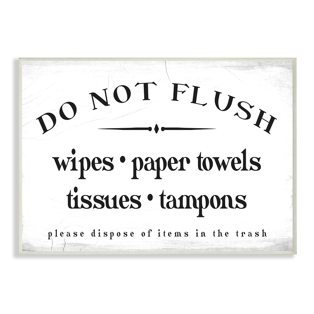 Design by Artist Daphne Polselli Stupell Industries Don't Be Gross Bathroom Family Home Word Wall Plaque 13 x 19