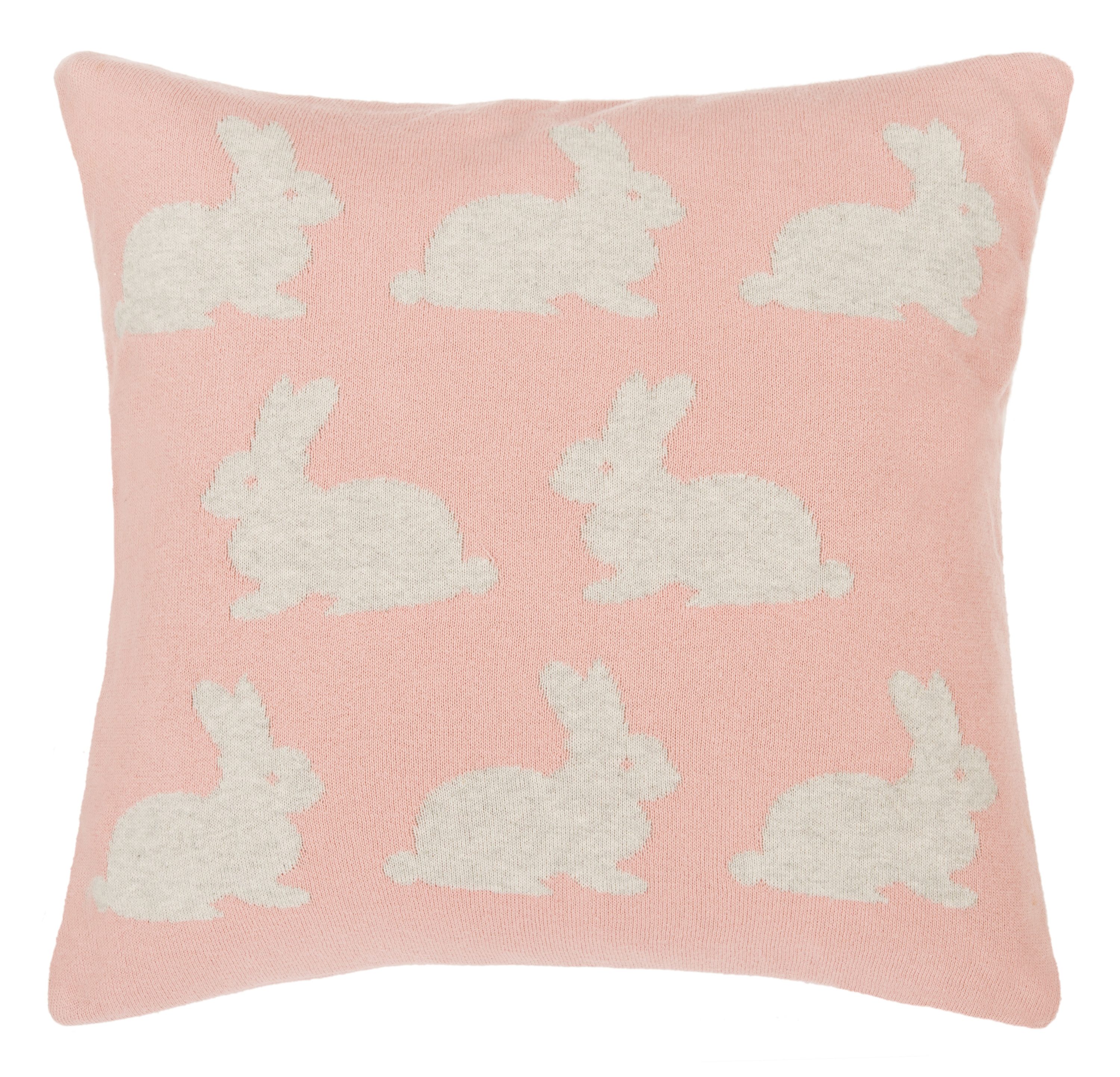 100% Cotton Children's Rabbit design Darling Bunnies & Roses Grey 