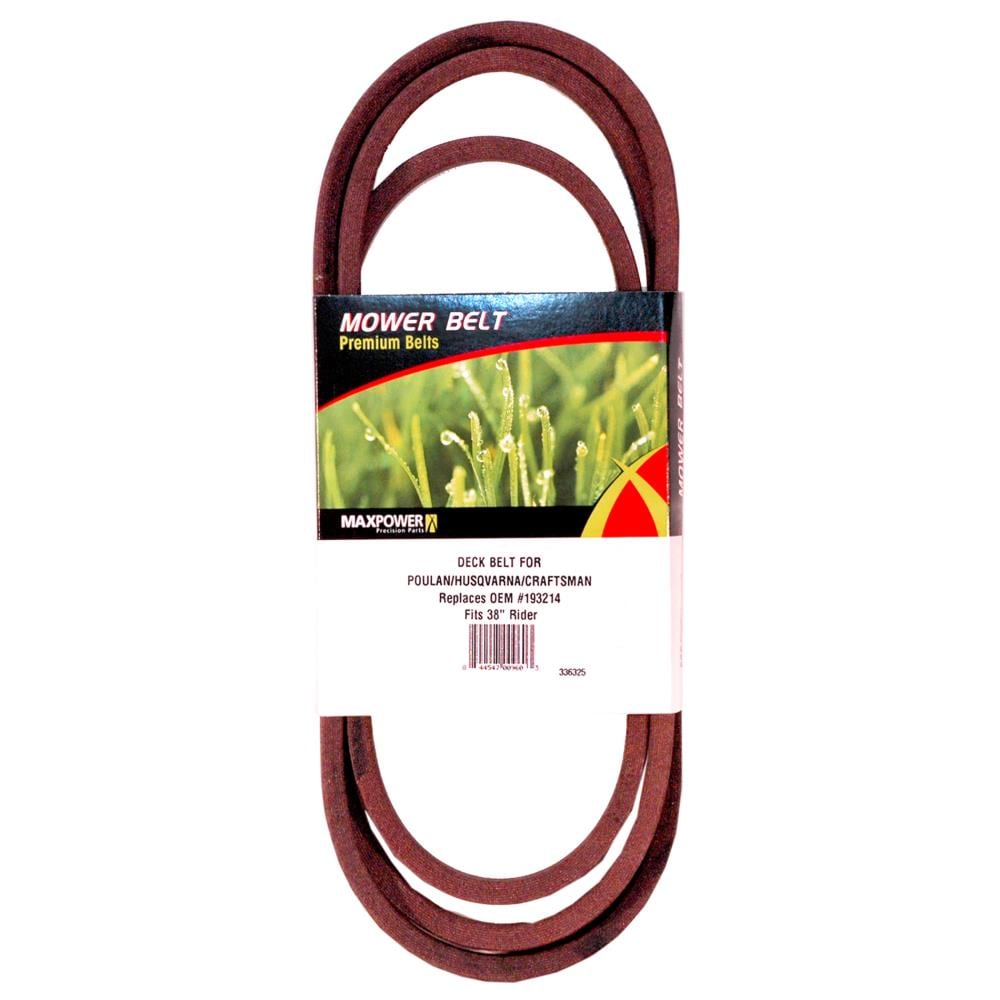 Compatible with 532193214 38 inch Mower Deck Belt 2-Pack 193214 Drive Belt Replacement for Craftsman 917287010 Lawn Tractor