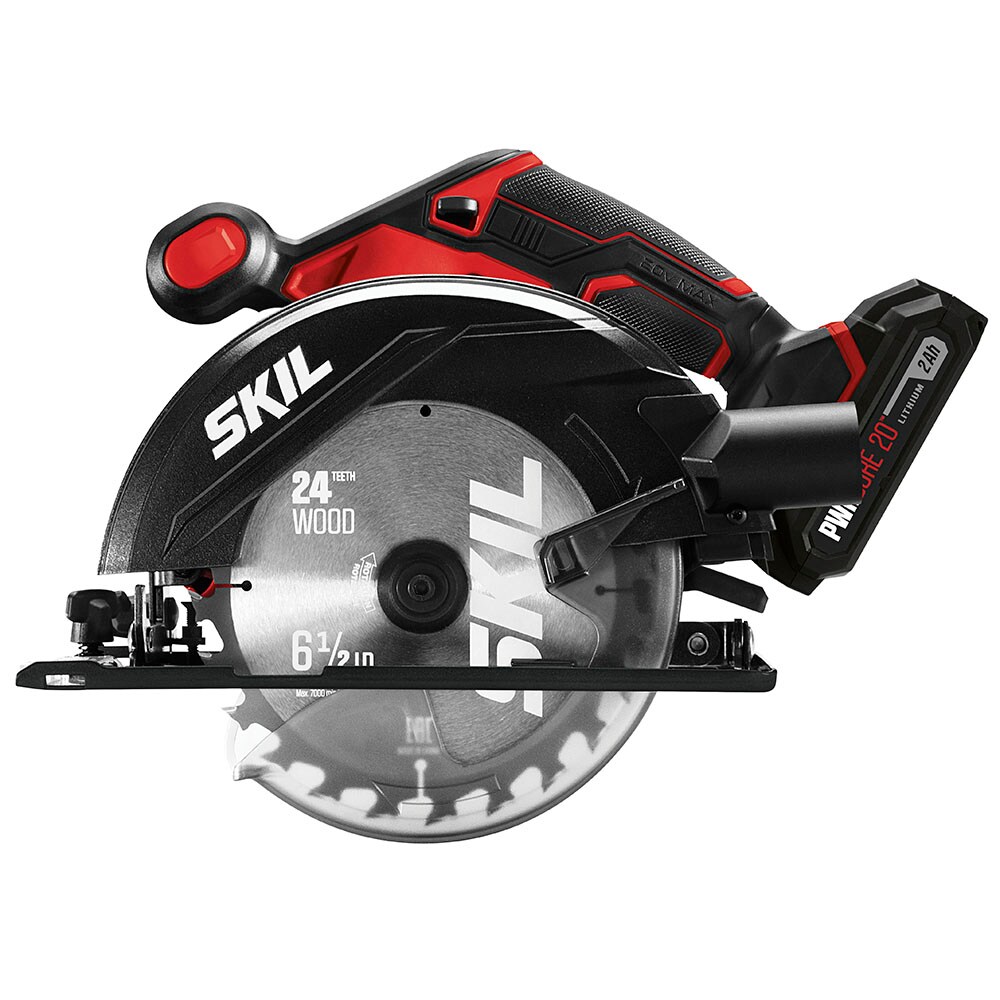 SKIL PWR CORE 20 20-volt 6-1/2-in Cordless Circular Saw Circular Saw (1-Battery Charger Included)