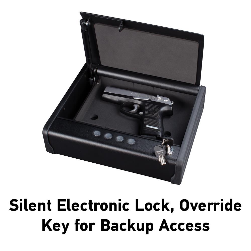 SentrySafe QAP1BE Quick Access Biometric Pistol Safe Black for sale online 