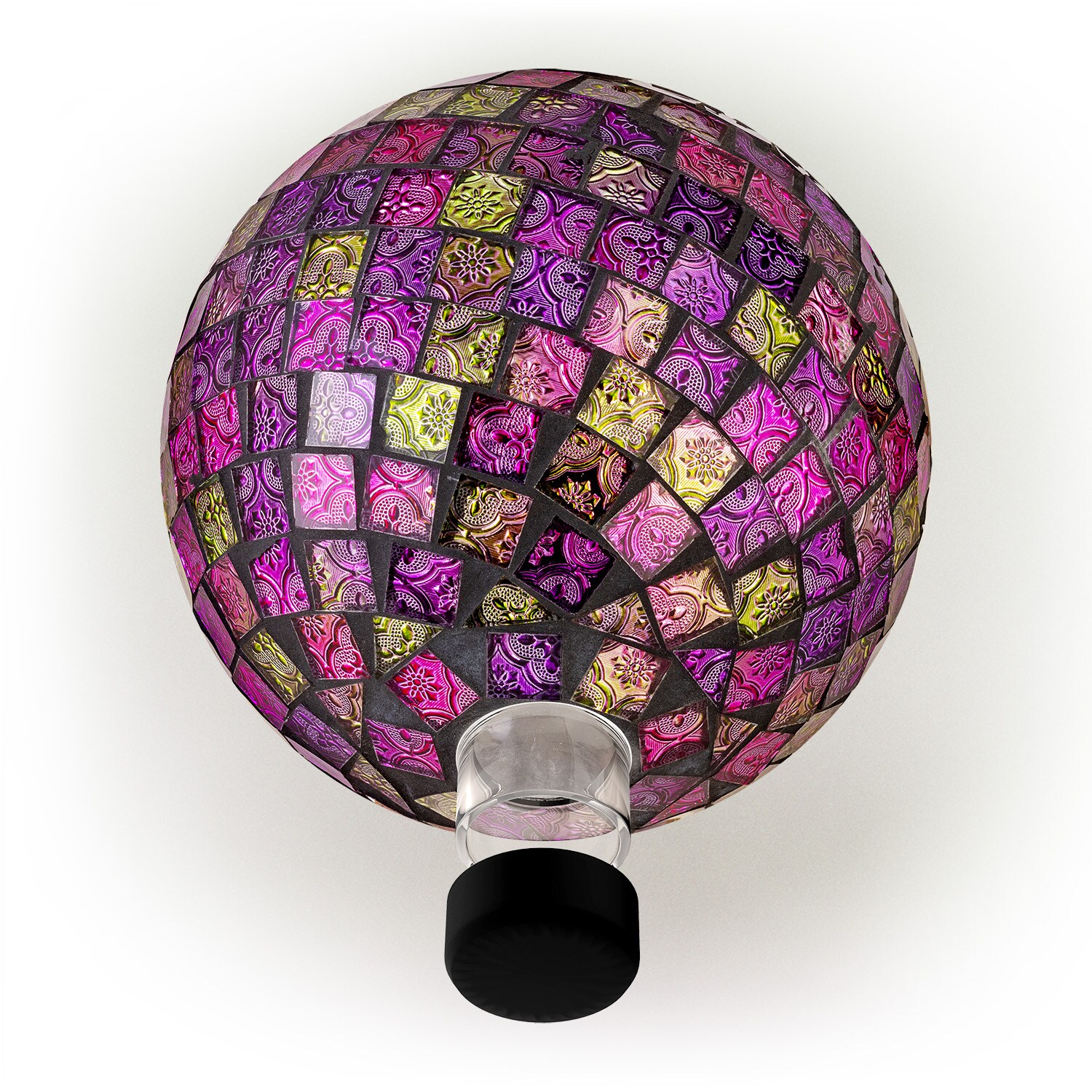 Alpine Corporation 10-in Diameter Pink Blown Glass Gazing Ball