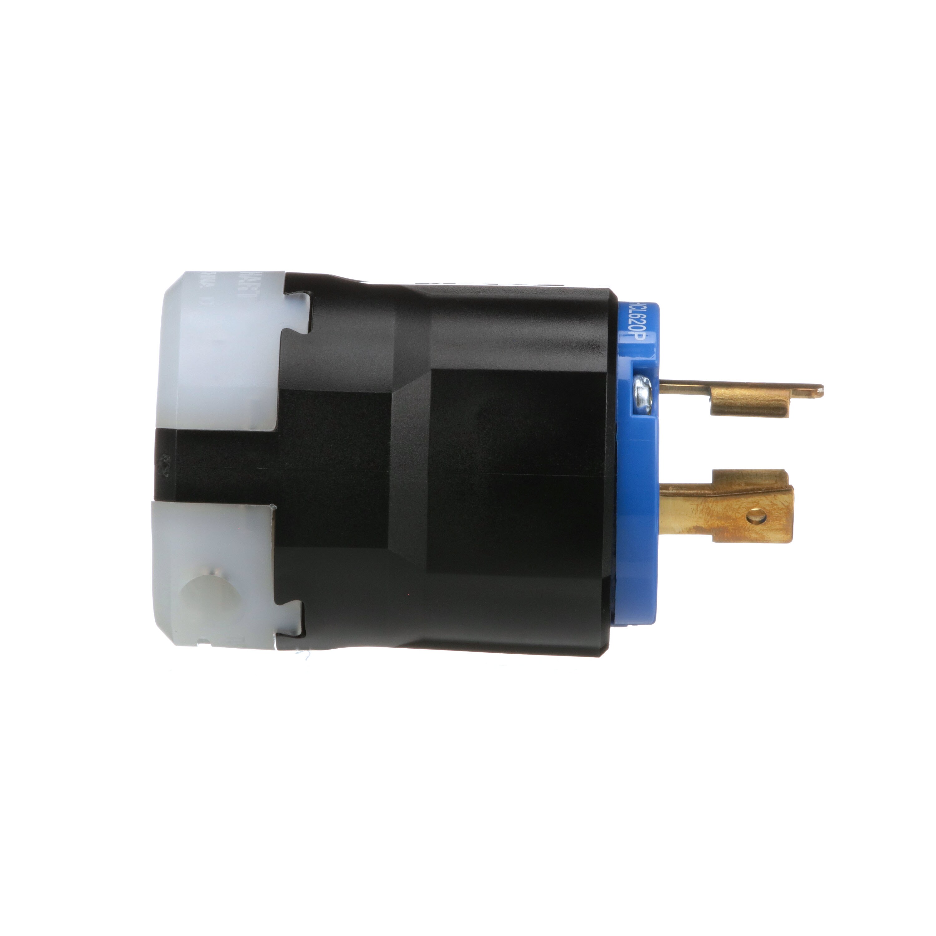 Eaton L620P 20-Amp 250-Volt Hart-Lock Industrial Grade Plug with Safety Grip Bla 