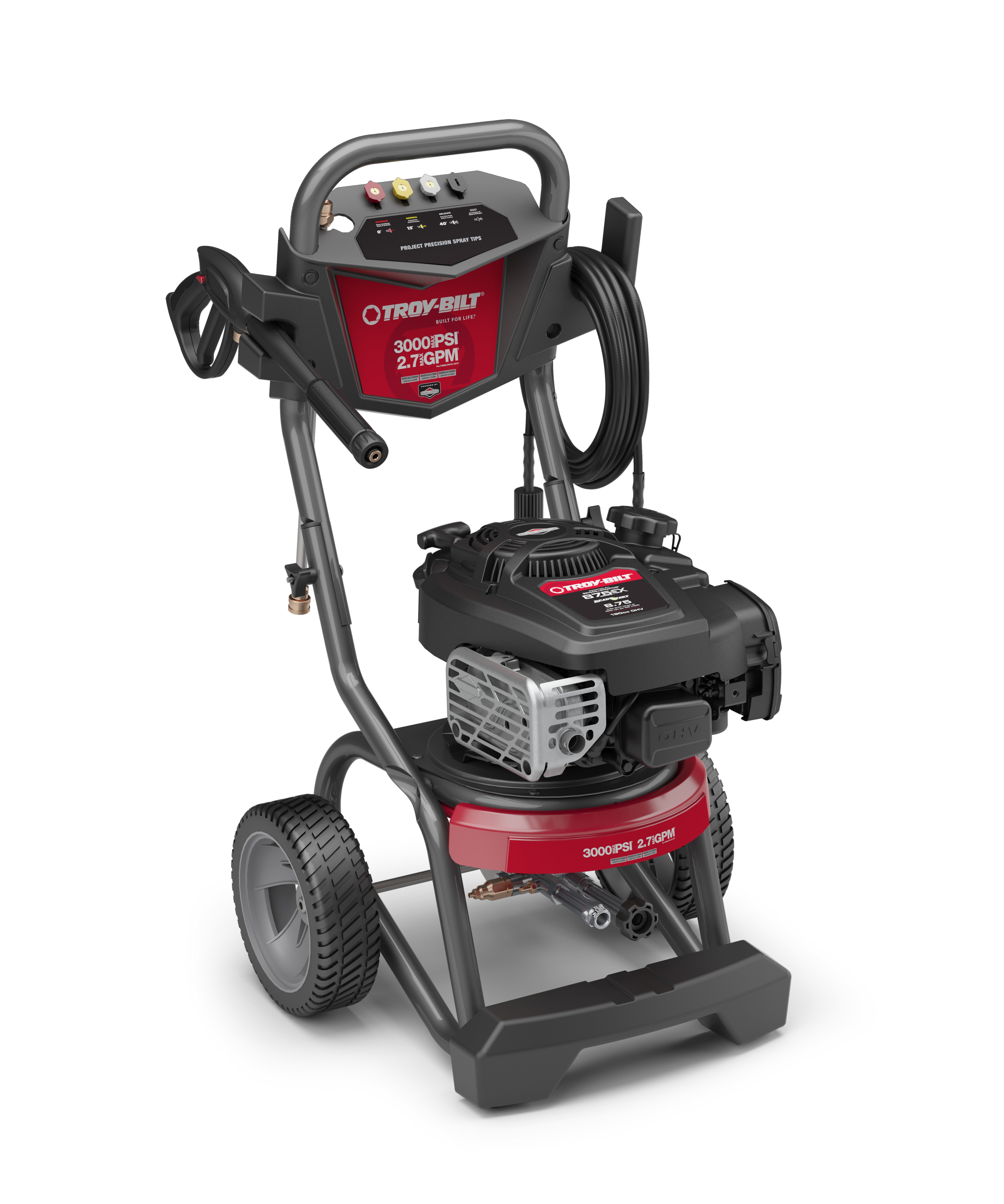 Troy-bilt 3000-psi 2.7-gpm Cold Water Gas Pressure Washer With Briggs 