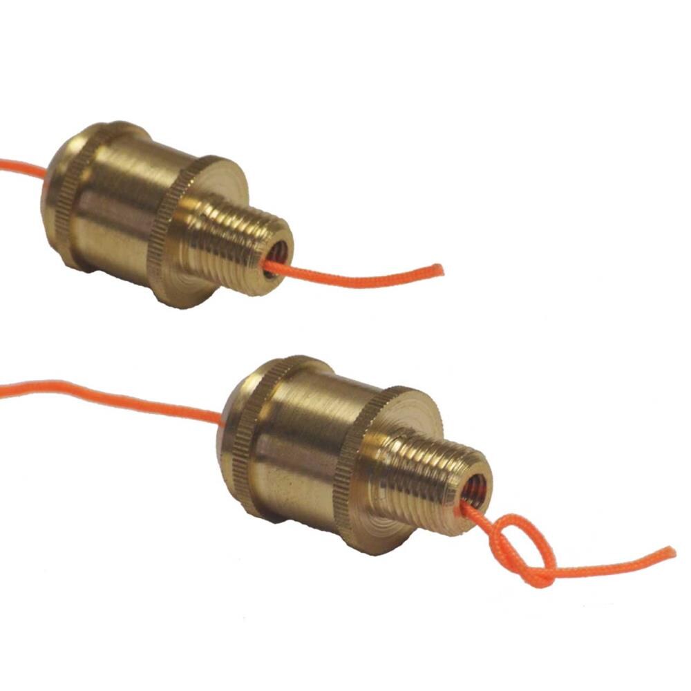 Plumb Bob Kit Retractable Line Reel and Case 16 & 8 oz Solid Brass Plumb Bobs 