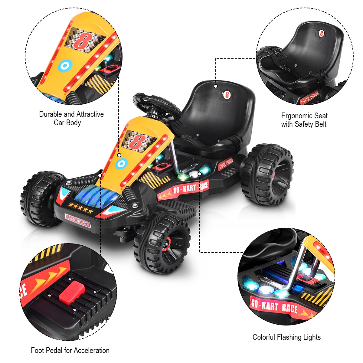 goplus electric go kart