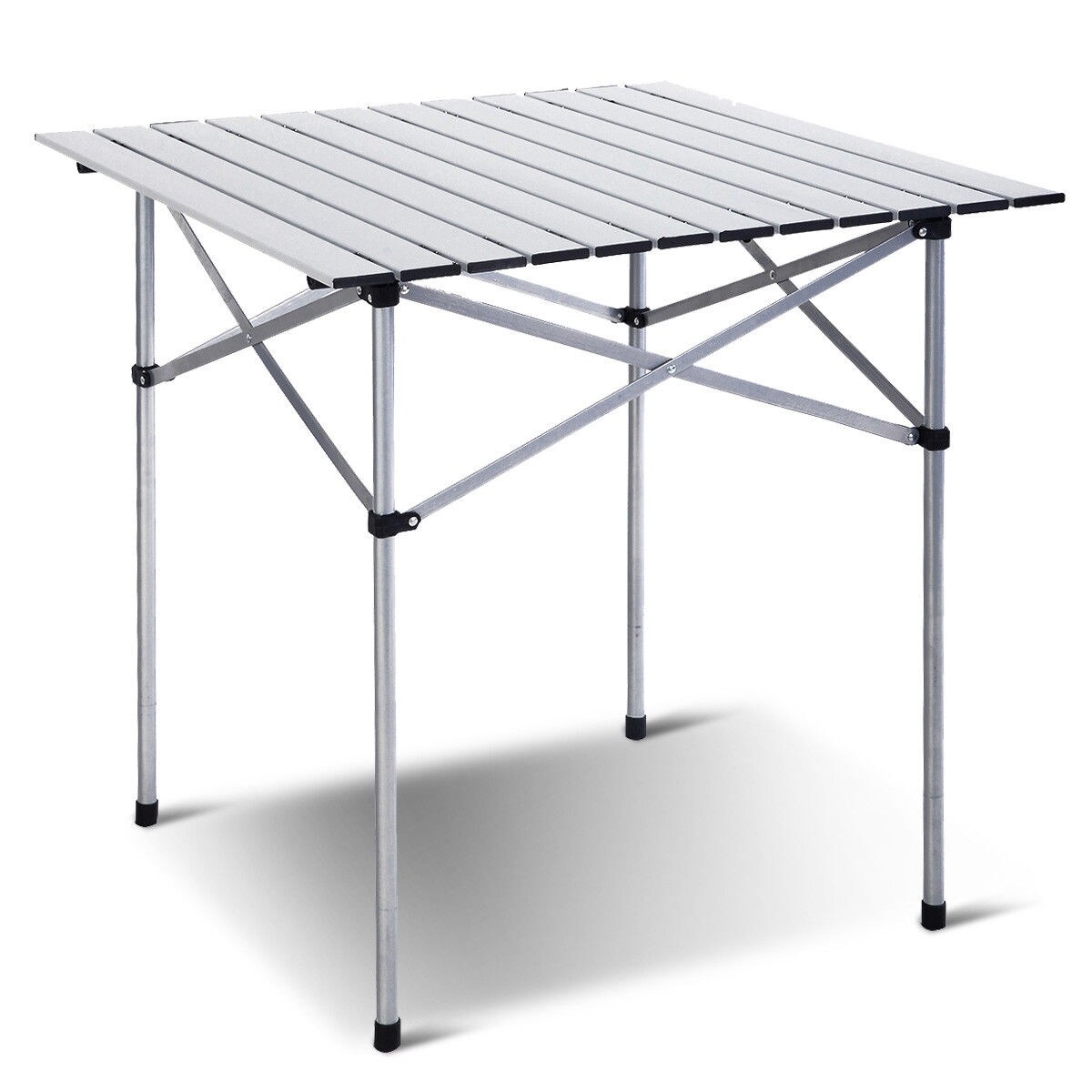 TRA Aluminium & Steel Folding Portable Picnic Outdoor Camping Table BBQ Party 