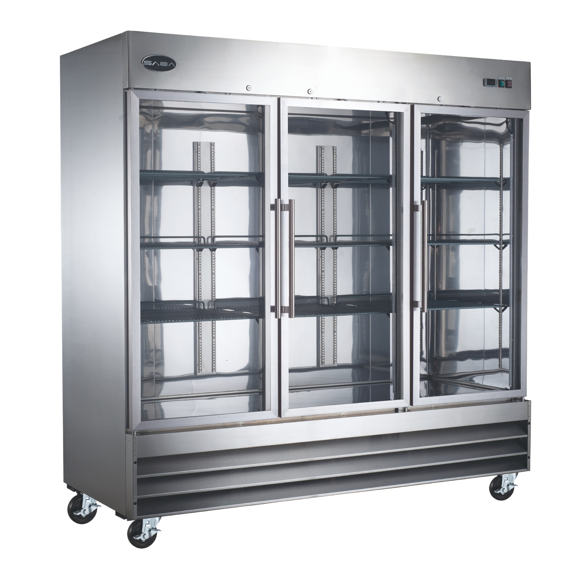 3 Door Commercial Reach-in Merchandiser Freezer restaurant refrigeration Cooler 
