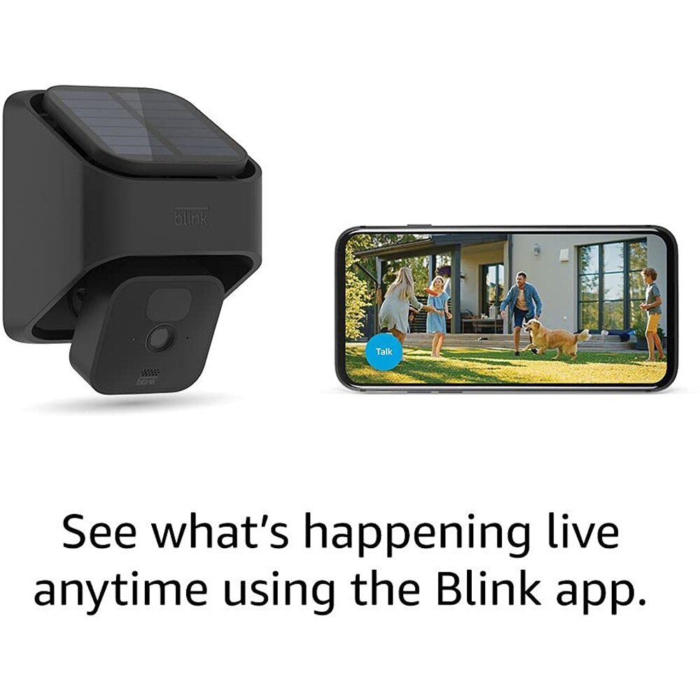 Blink Outdoor Camera Plus Solar Panel Charging Mount - Black