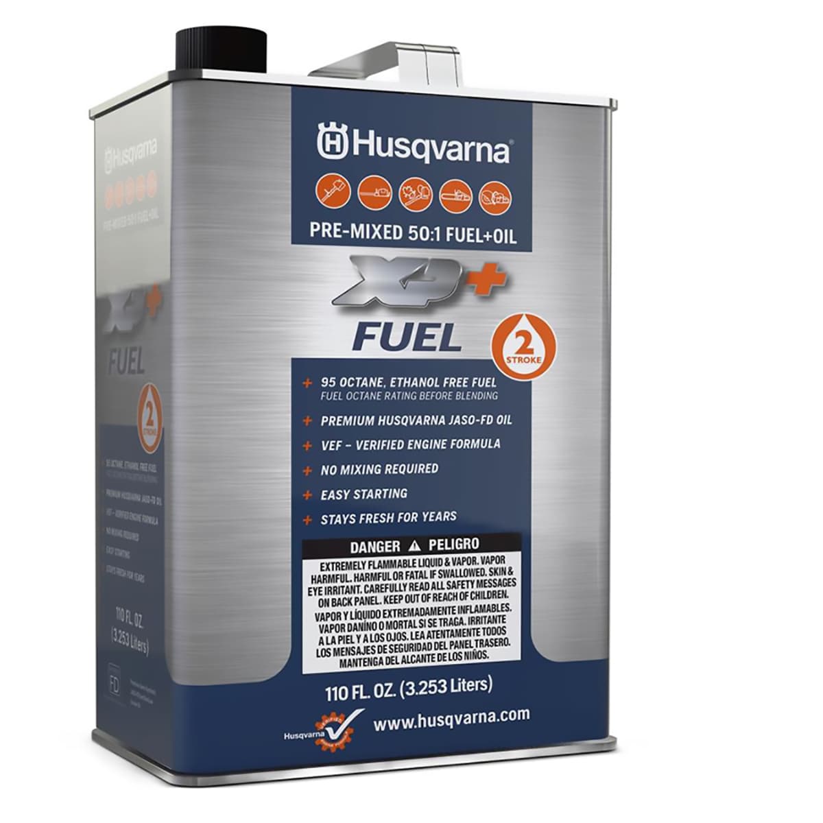 Husqvarna Premix Fuel 110-fl oz 50:1 Pre-Blended 2-Cycle Fuel the Equipment Fuel department at Lowes.com